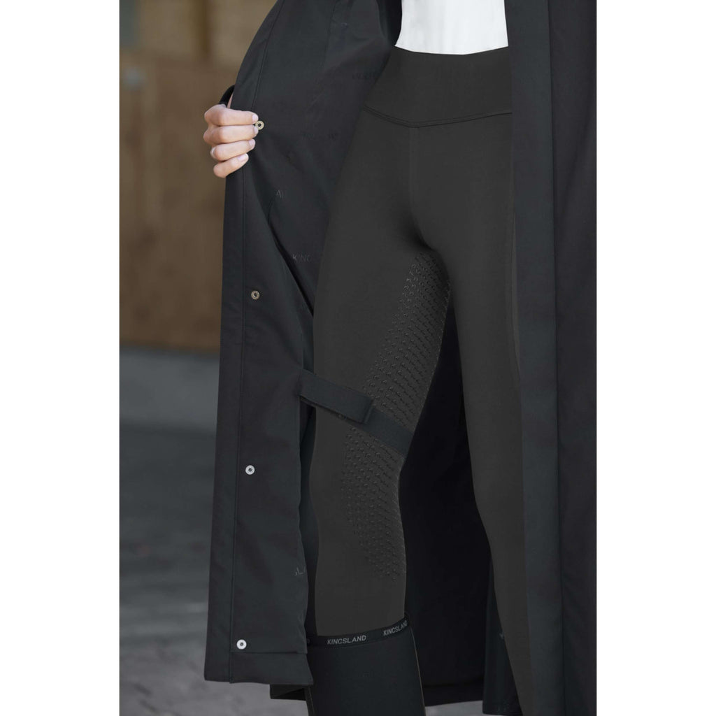Kingsland Abrigo Largo KLLucia Impermeable Negro