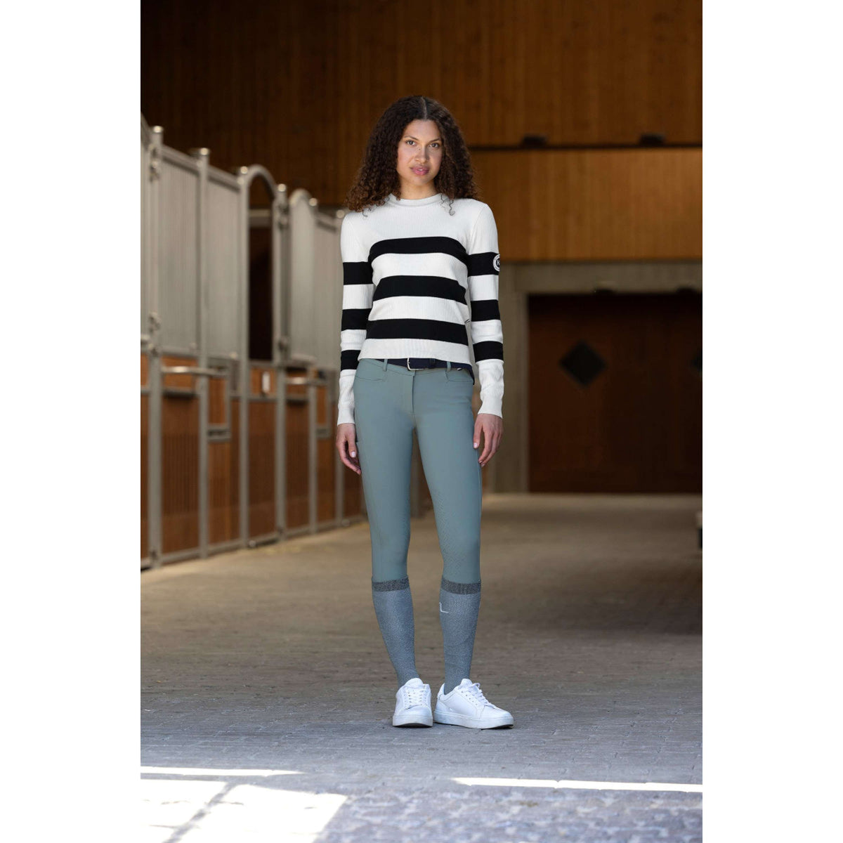 Kingsland Calcetines de Equitación KLLorella Coolmax Green Agave