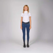 Kingsland Pantalón de Equitación KLKayce Denim Full Grip Navy