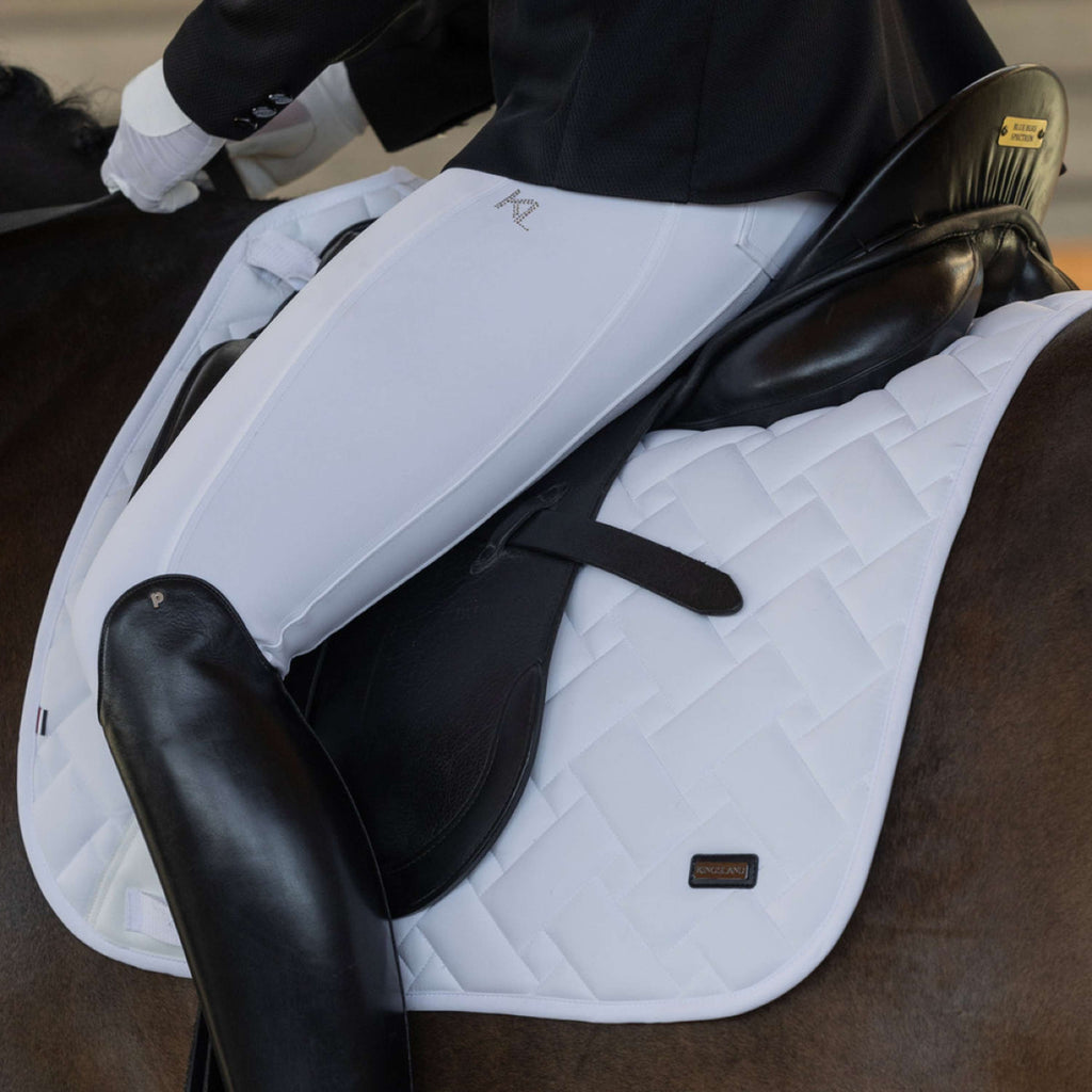 Kingsland Pantalón de Equitación Khloe Full Grip Blanco