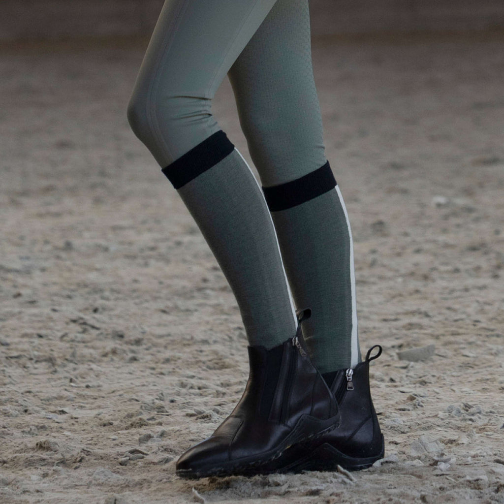 Kingsland Calcetines de Equitación KLLaura Coolmax Paquete de 2 Green Agave