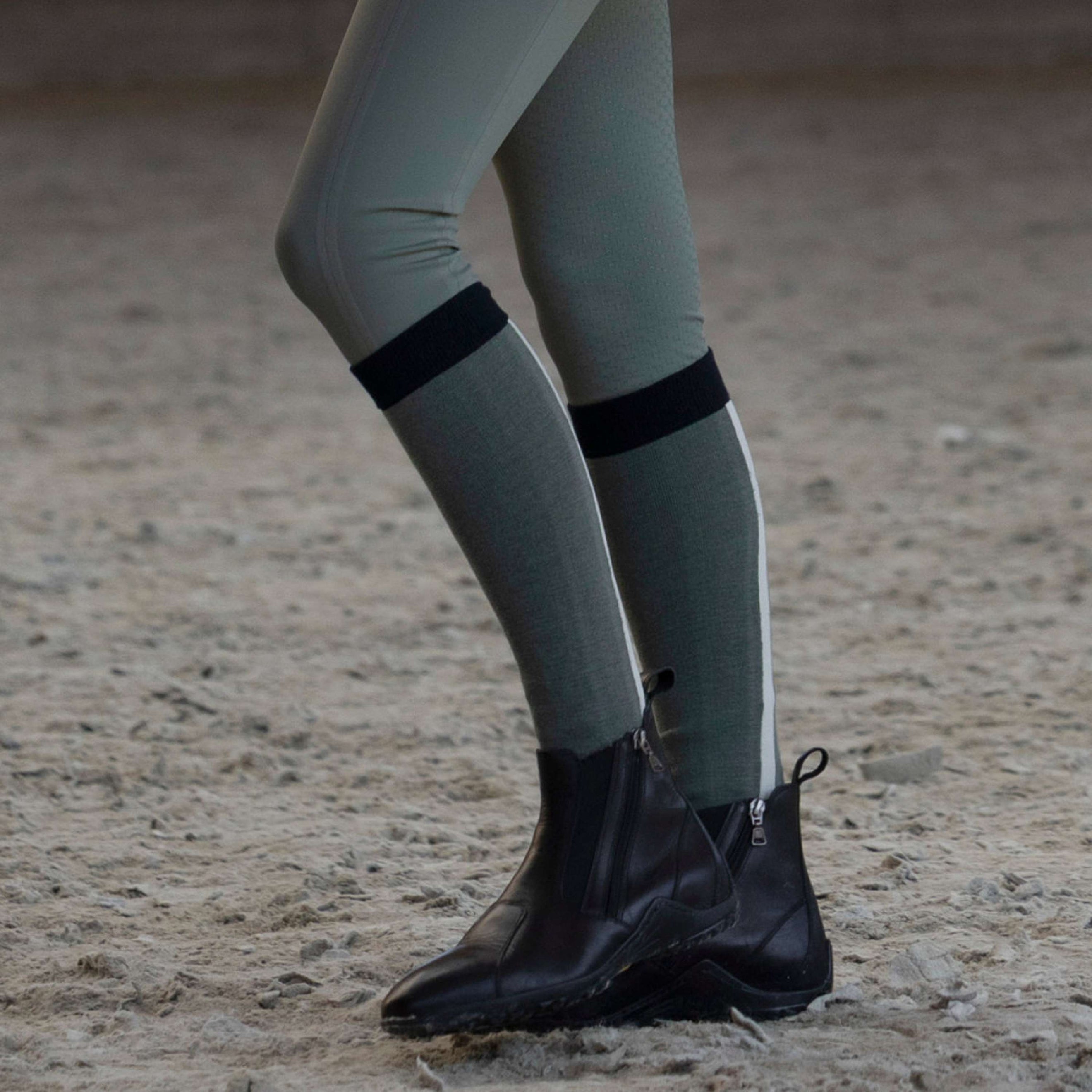 Kingsland Calcetines de Equitación KLLaura Coolmax Paquete de 2 Green Agave