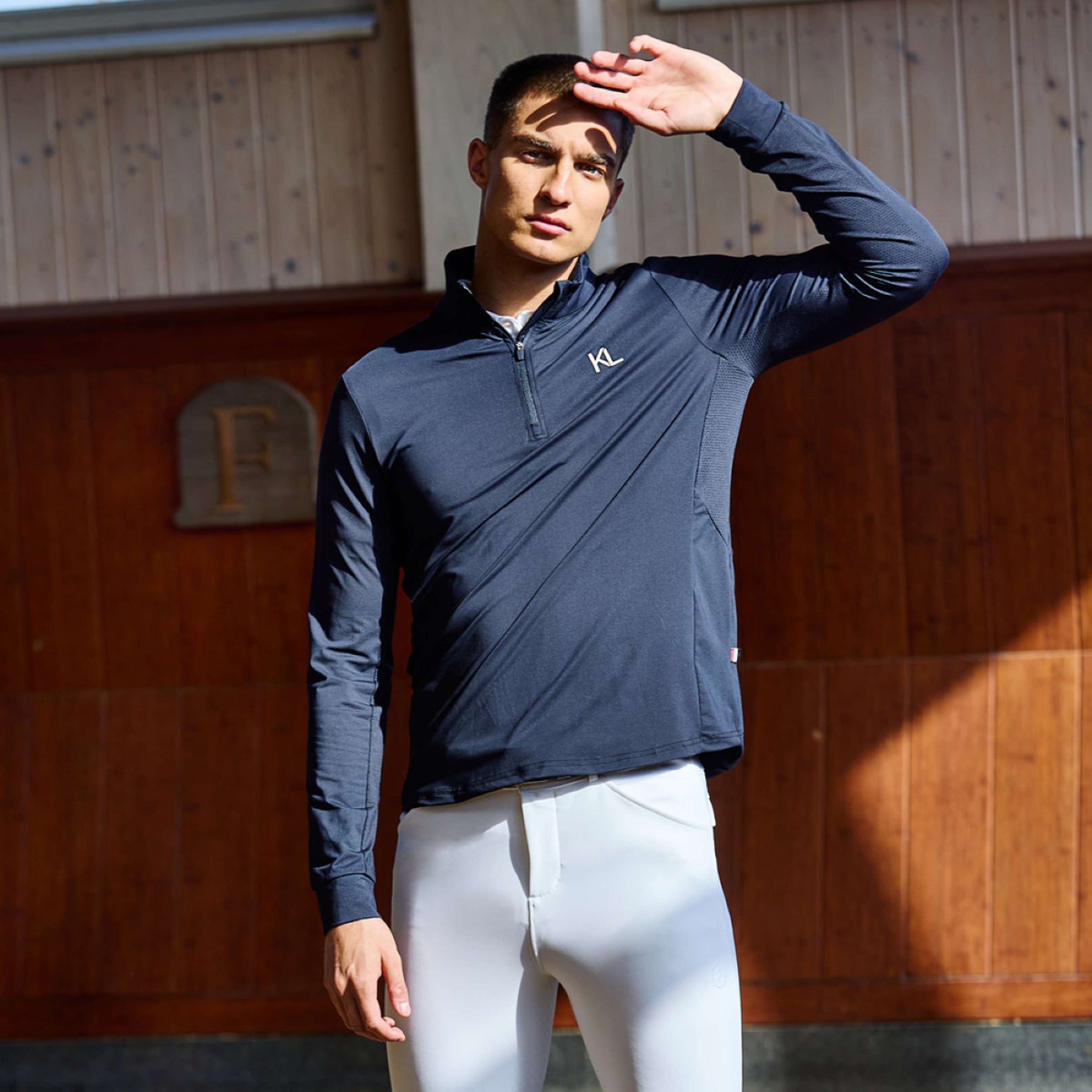 Kingsland Camiseta de entrenamiento KLLemar Hombres Navy