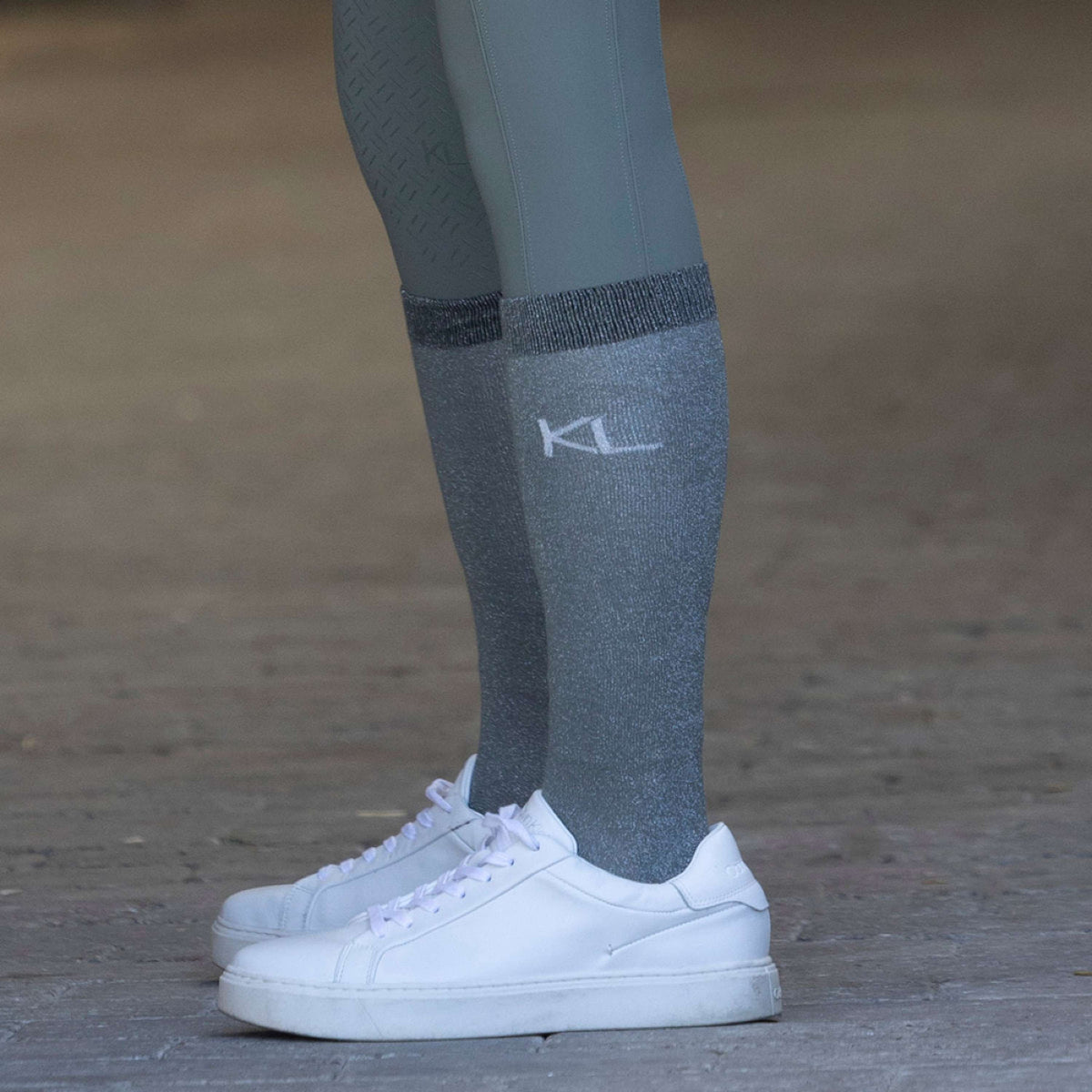 Kingsland Calcetines de Equitación KLLorella Coolmax Green Agave