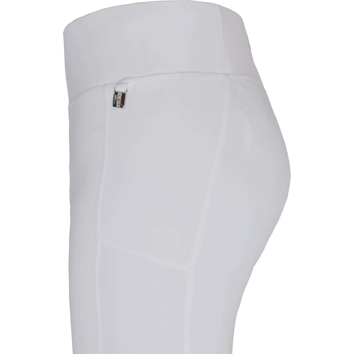 Kingsland Pantalón de Equitación Katinka Full Grip F-Tec2 Blanco