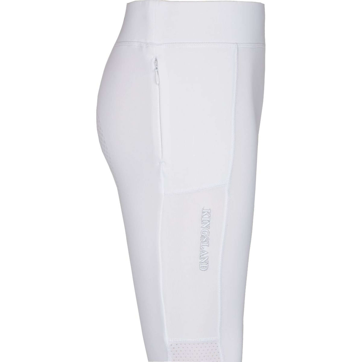Kingsland Pantalón de Equitación Kemmie Full Grip F-Tec2 Blanco