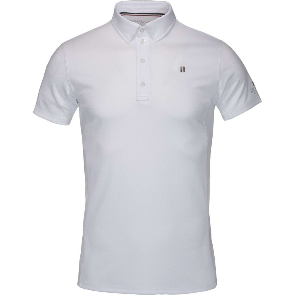 Kingsland Camiseta de Competición Classic Hombres Blanco