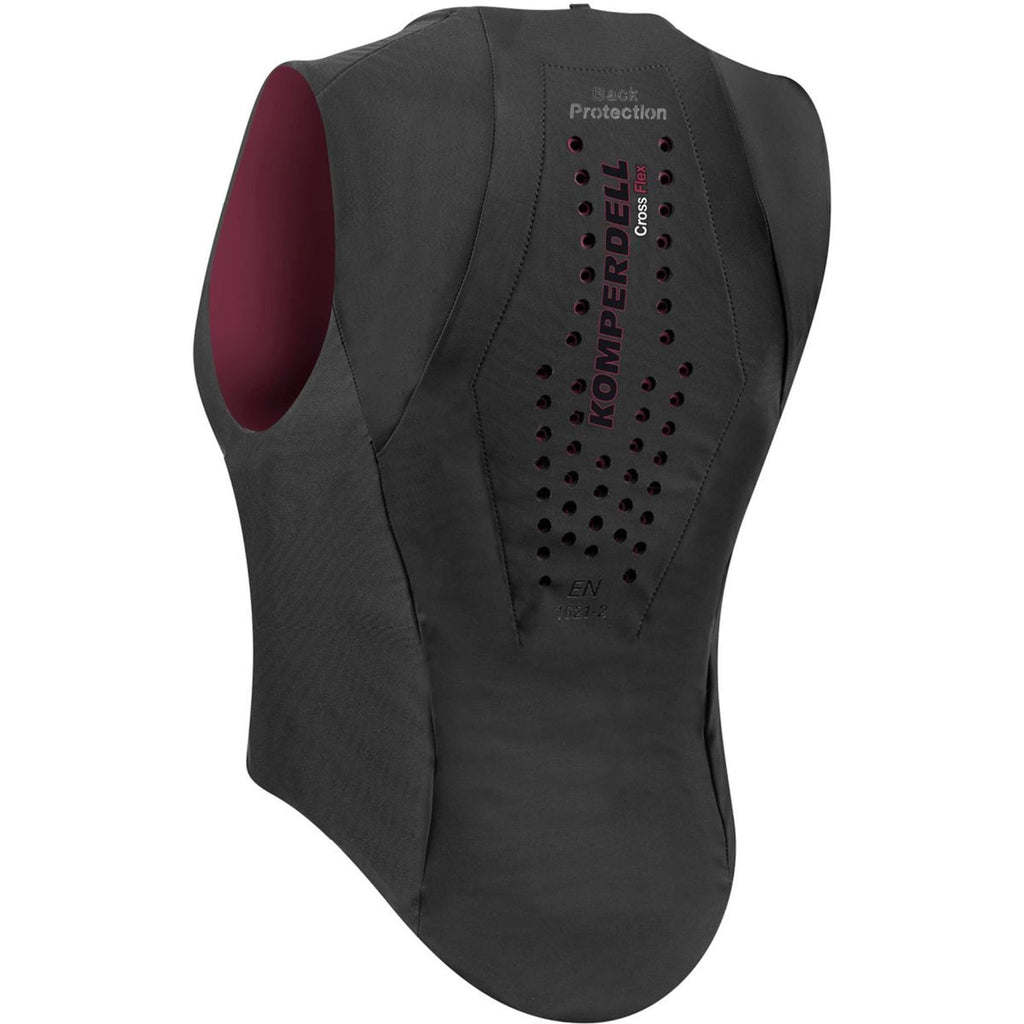 Komperdell Protector de Espalda Flexfit Slim Negro/Borgoña