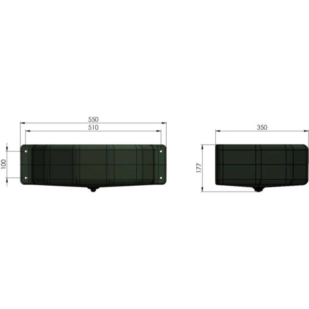 Kerbl Comedero Semicircular: Semicircular