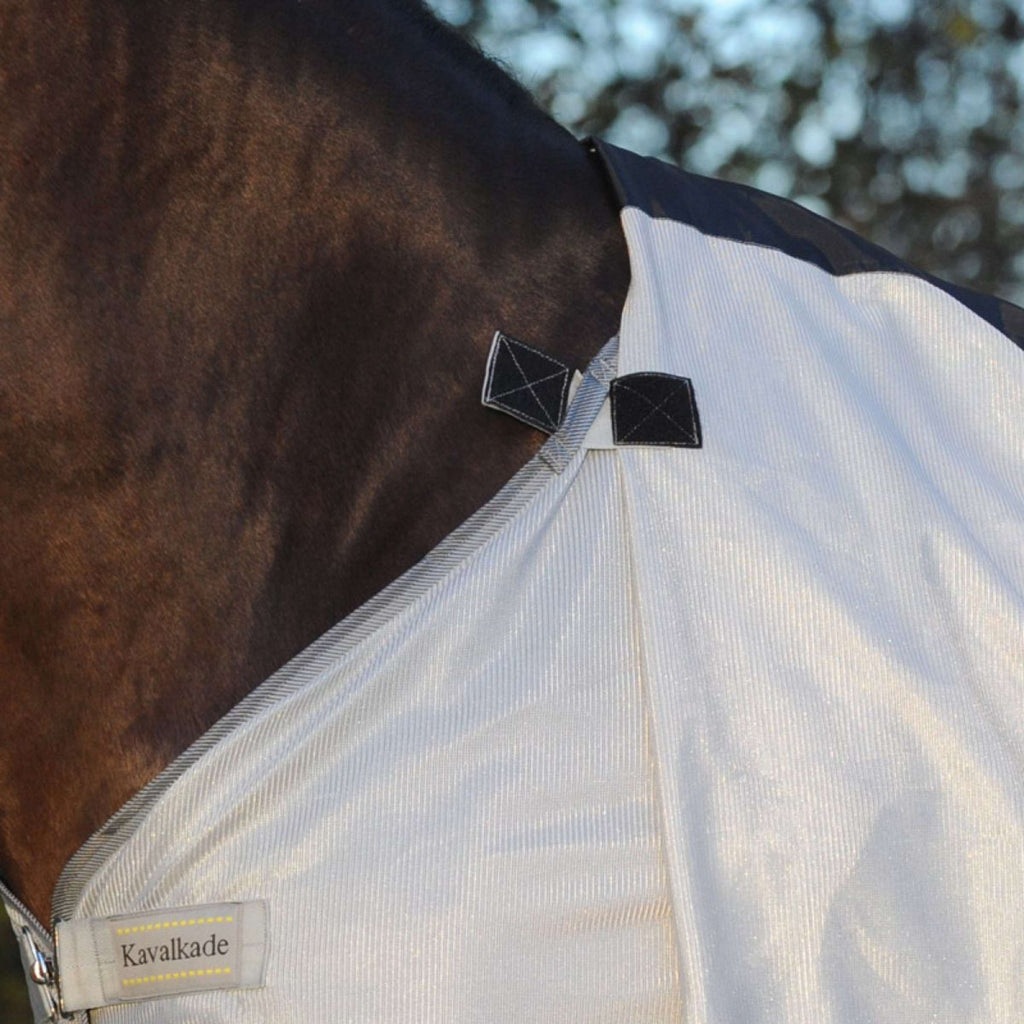 Kavalkade Manta Antimoscas con Cuello Desmontable Gris