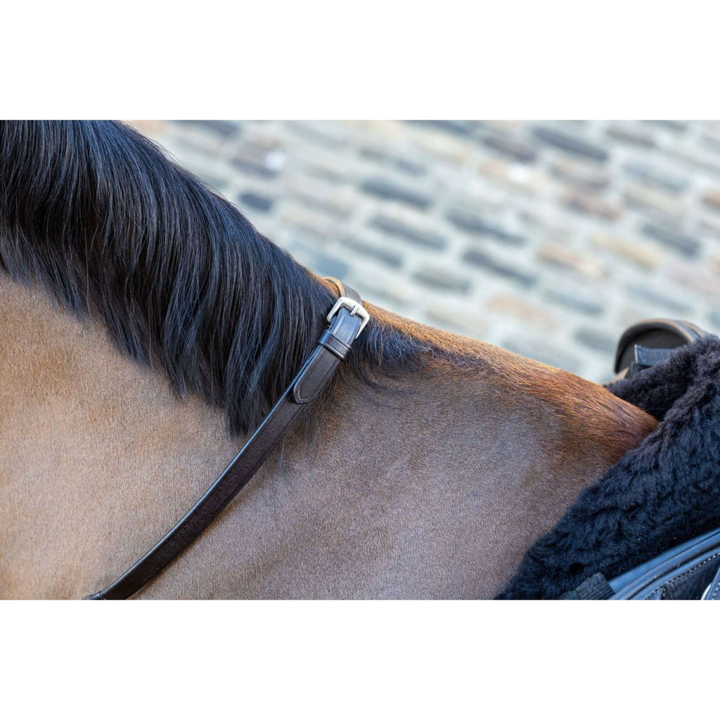 LeMieux Riendas Arika Soft Rubber with Stopper Marron/Laton