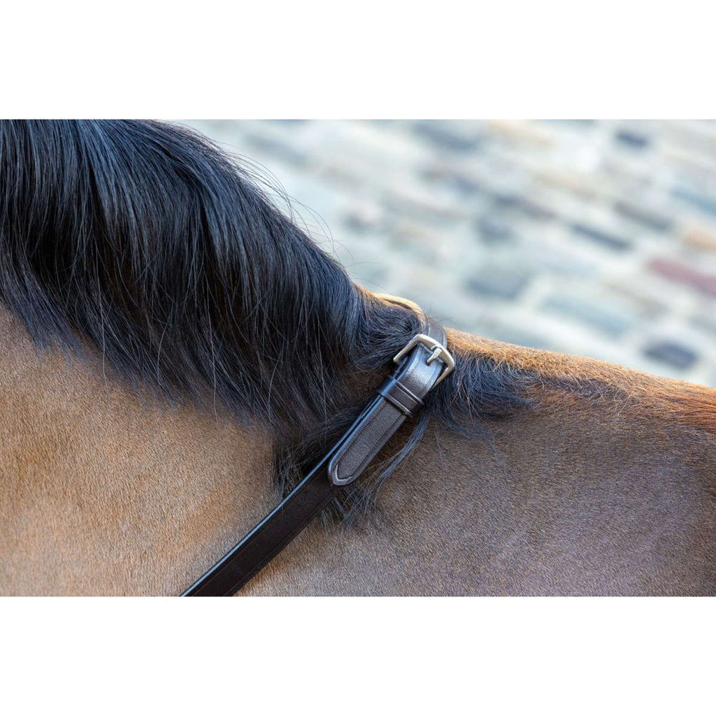 LeMieux Riendas Arika Soft Rubber with Stopper Marron/Laton