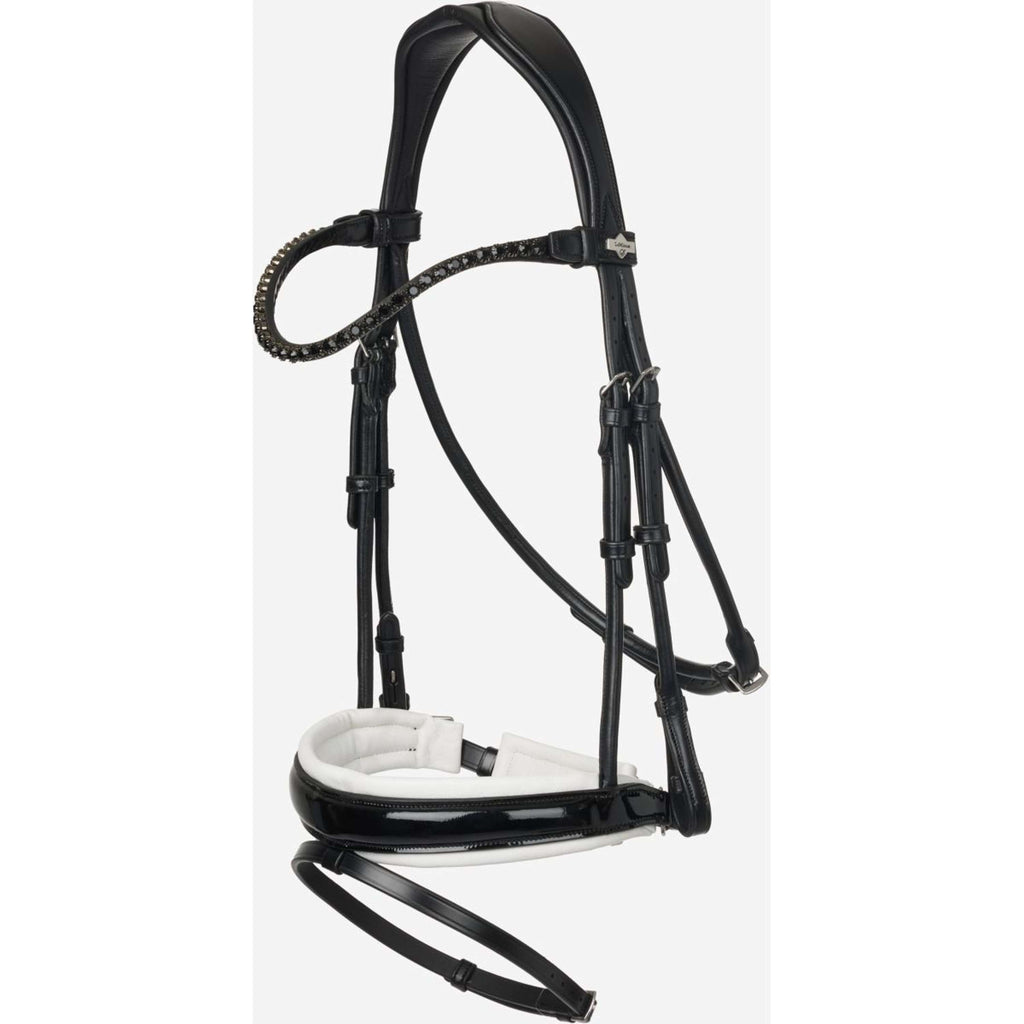 LeMieux Brida Kudos Patent Doma Negro/Plata