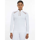LeMieux Camiseta de Competición Camille Mangas Largas Blanco