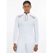 LeMieux Camiseta de Competición Camille Mangas Largas Blanco