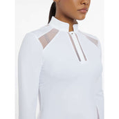 LeMieux Camiseta de Competición Camille Mangas Largas Blanco
