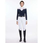 LeMieux Camiseta de Competición Emily Mangas Largas Navy