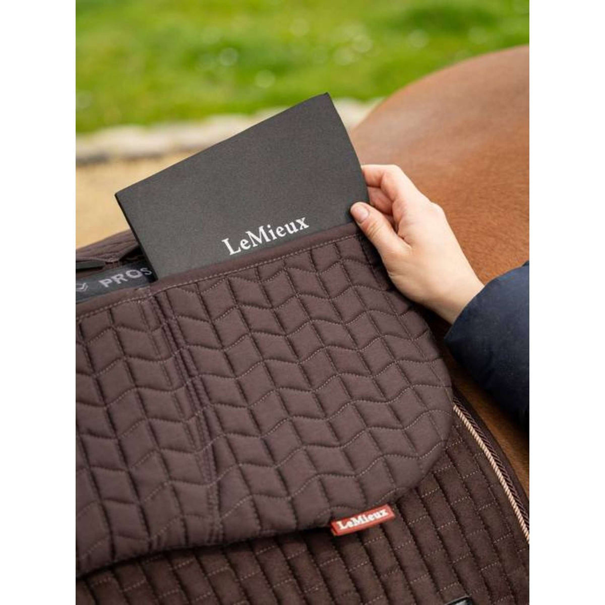 LeMieux Mantilla Prosorb 3 pocket Quilted Marron