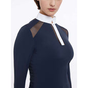 LeMieux Camiseta de Competición Camille Mangas Largas Navy
