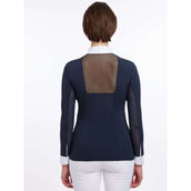 LeMieux Camiseta de Competición Camille Mangas Largas Navy