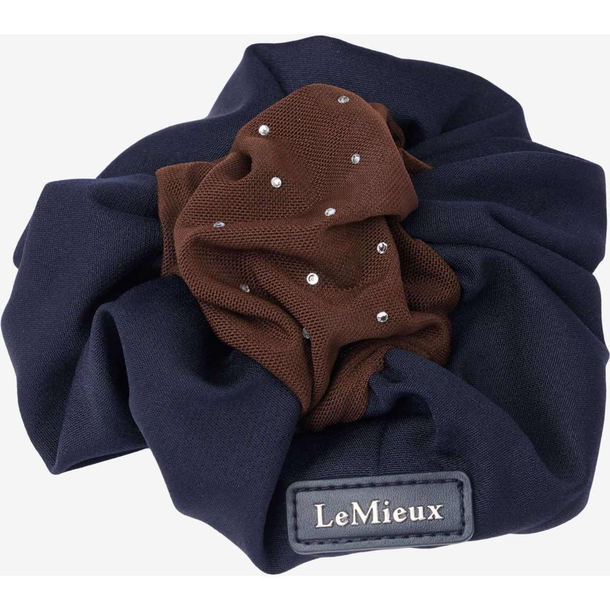 LeMieux Red para el Cabello Scrunchie Marino/Marron