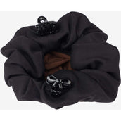 LeMieux Red para el Cabello Scrunchie Negro/Marrón