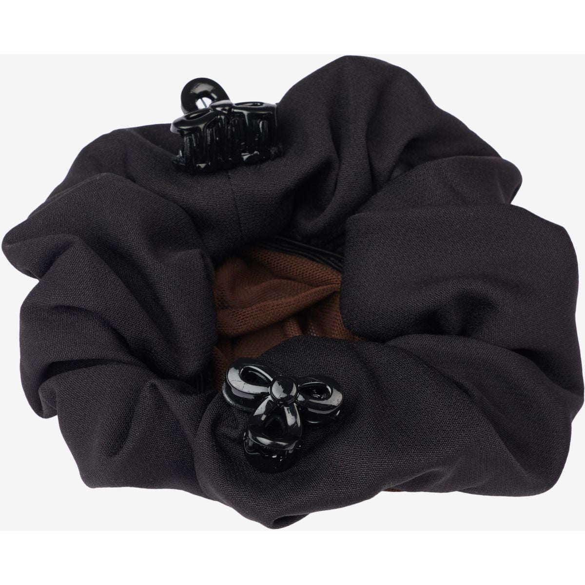 LeMieux Red para el Cabello Scrunchie Negro/Marrón