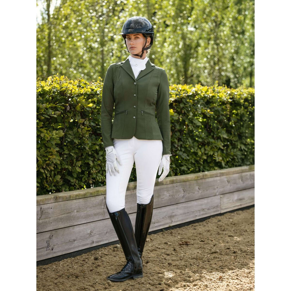 LeMieux Chaqueta de Competición Jessica Mesh Pine Green