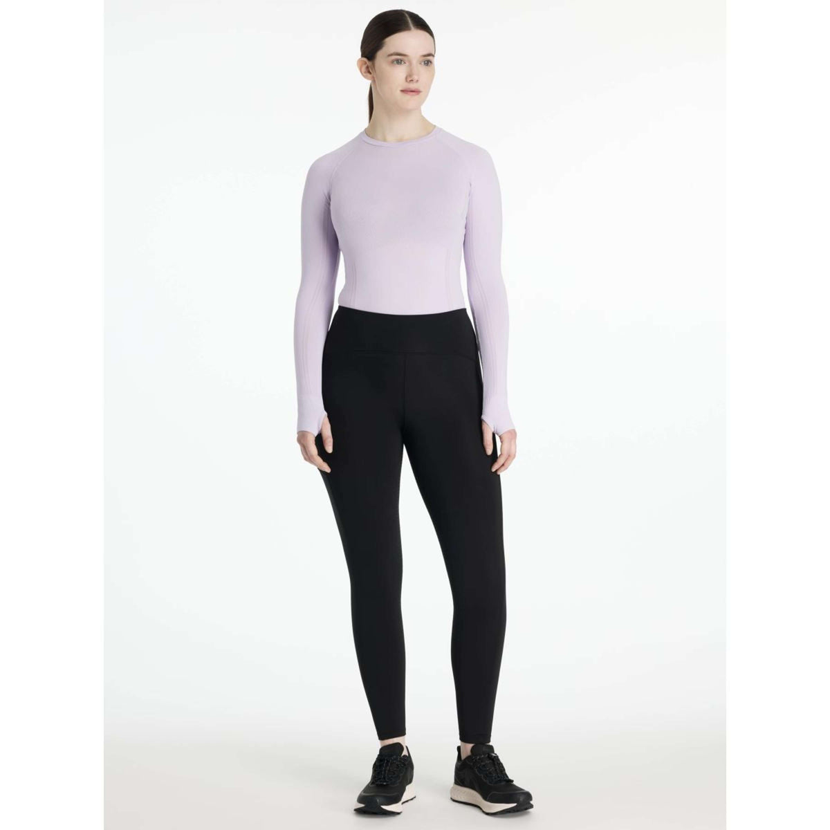 LeMieux Legging de Equitación Natalie Full Grip Negro