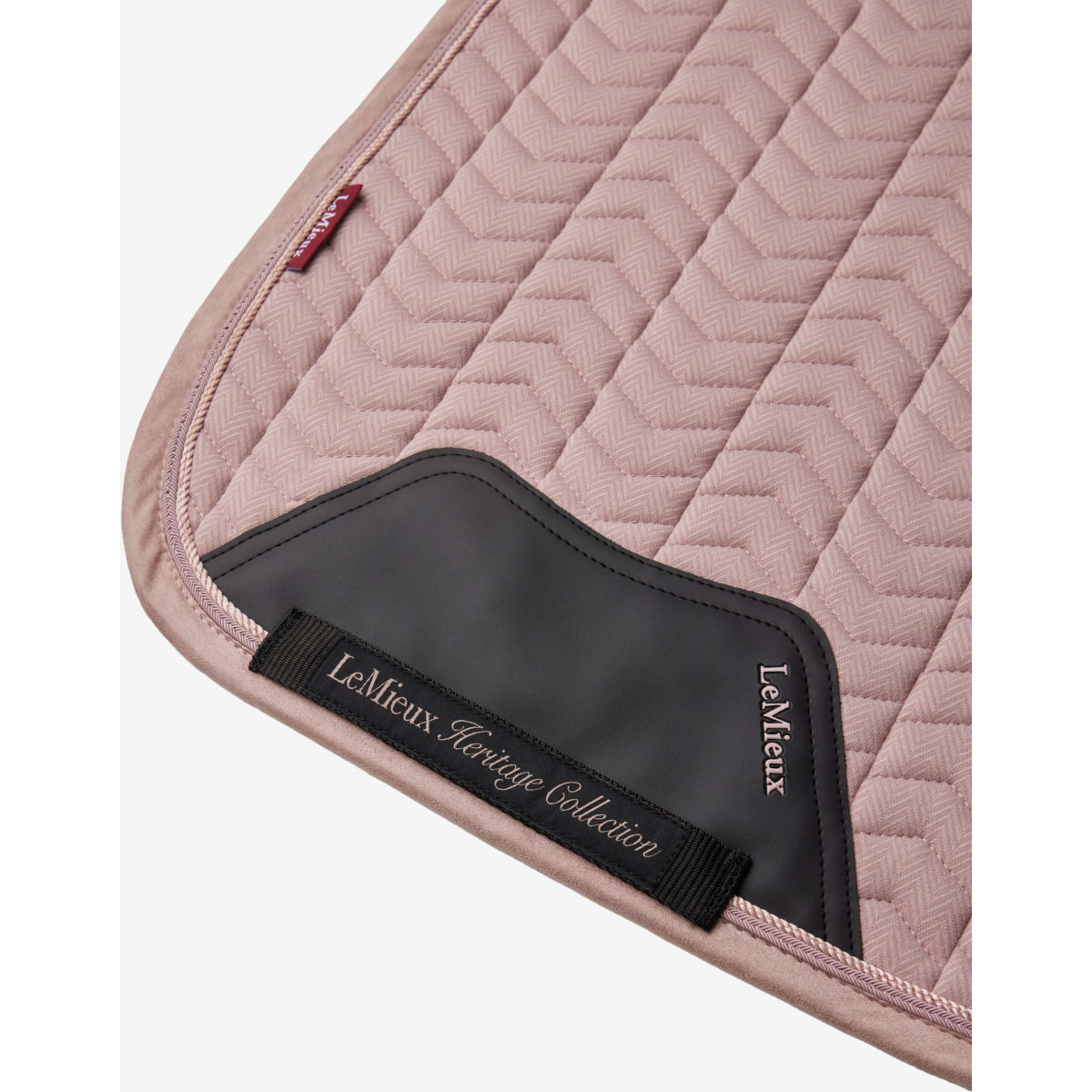 LeMieux Mantilla Heritage Herringbone Square Doma Clásica Wild Rose