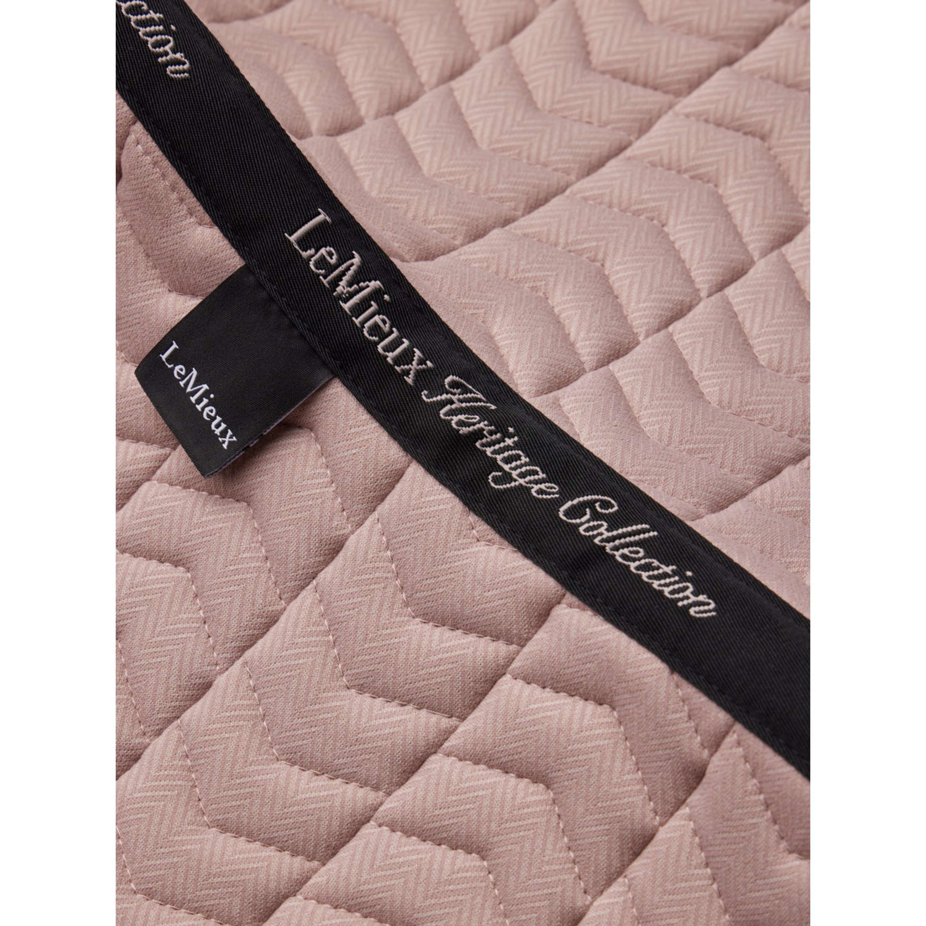 LeMieux Mantilla Heritage Herringbone Square Doma Clásica Wild Rose
