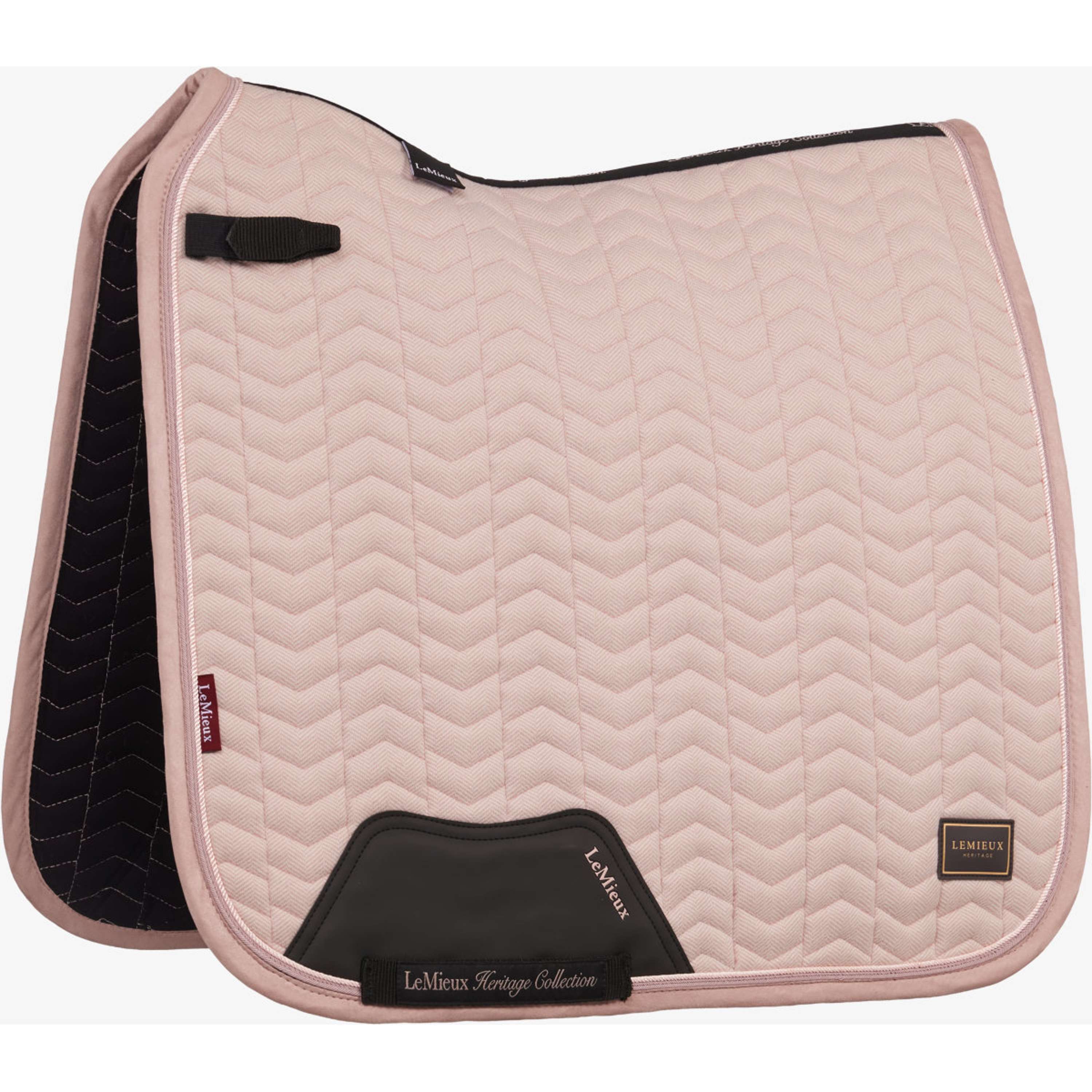 LeMieux Mantilla Heritage Herringbone Square Doma Clásica Wild Rose