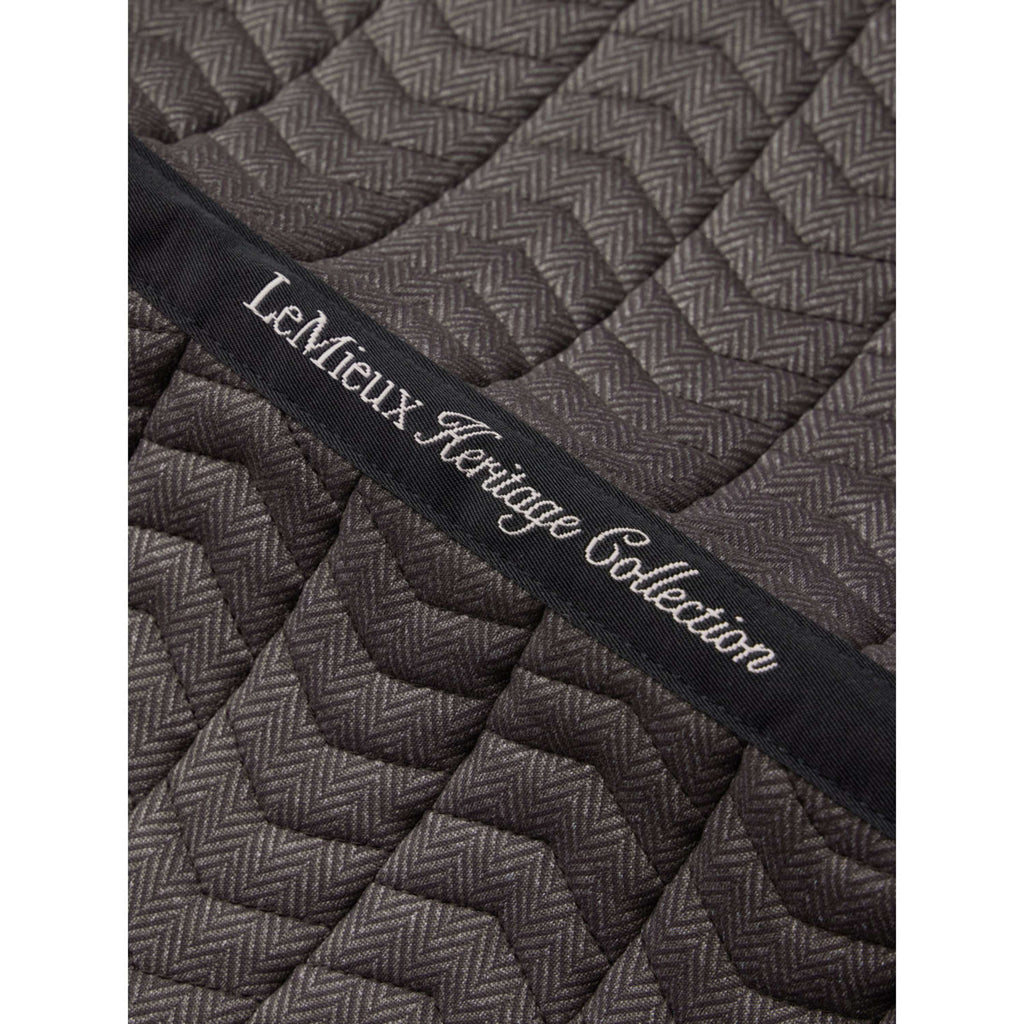 LeMieux Mantilla Heritage Herringbone Square Doma Clásica Cocoa