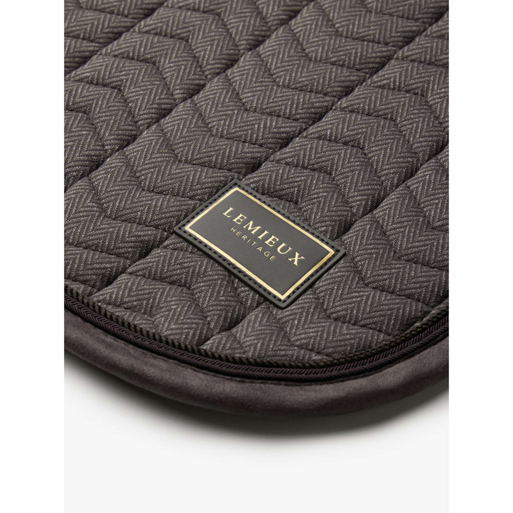 LeMieux Mantilla Heritage Herringbone Square Doma Clásica Cocoa