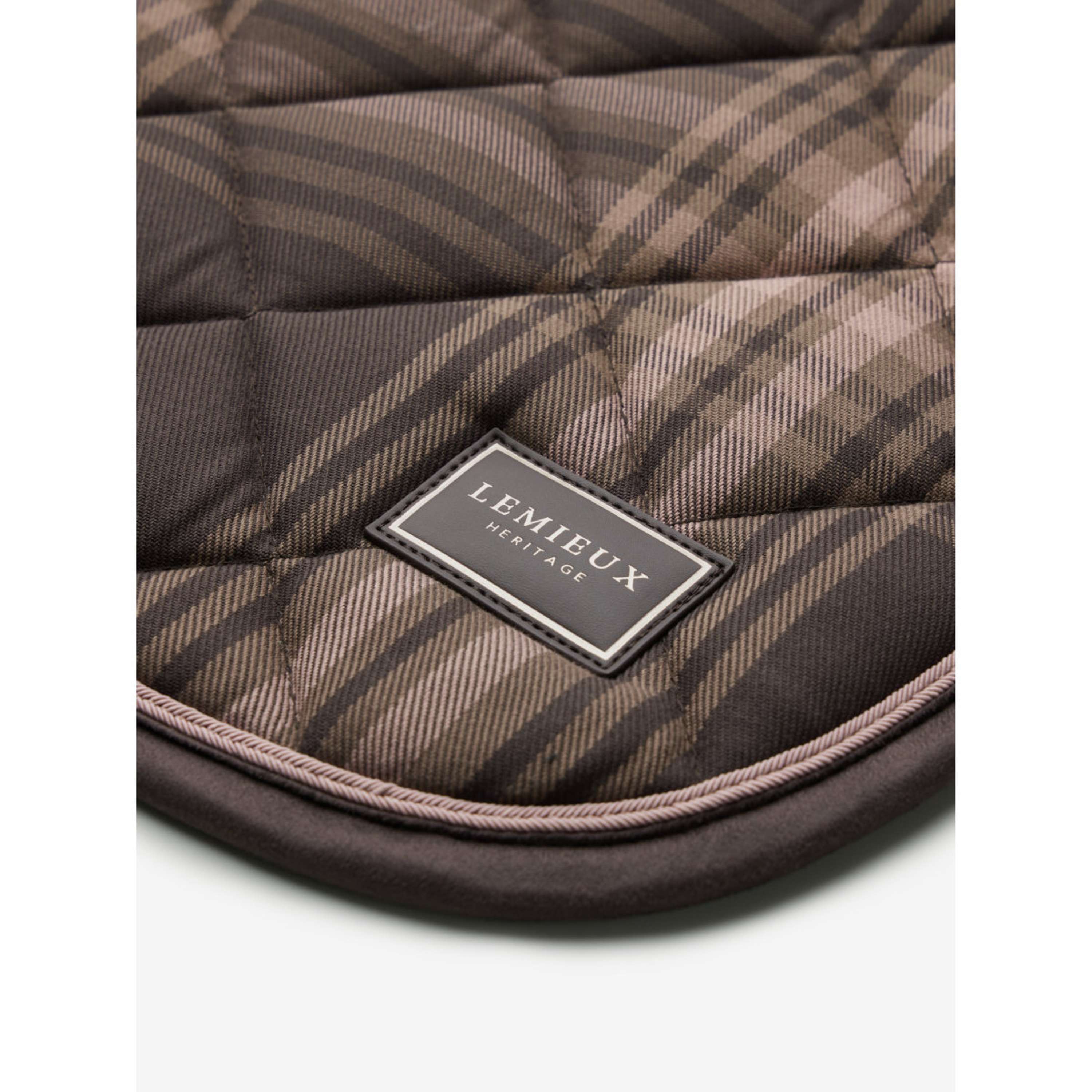 LeMieux Mantilla Heritage Check Square Doma Clásica Cocoa
