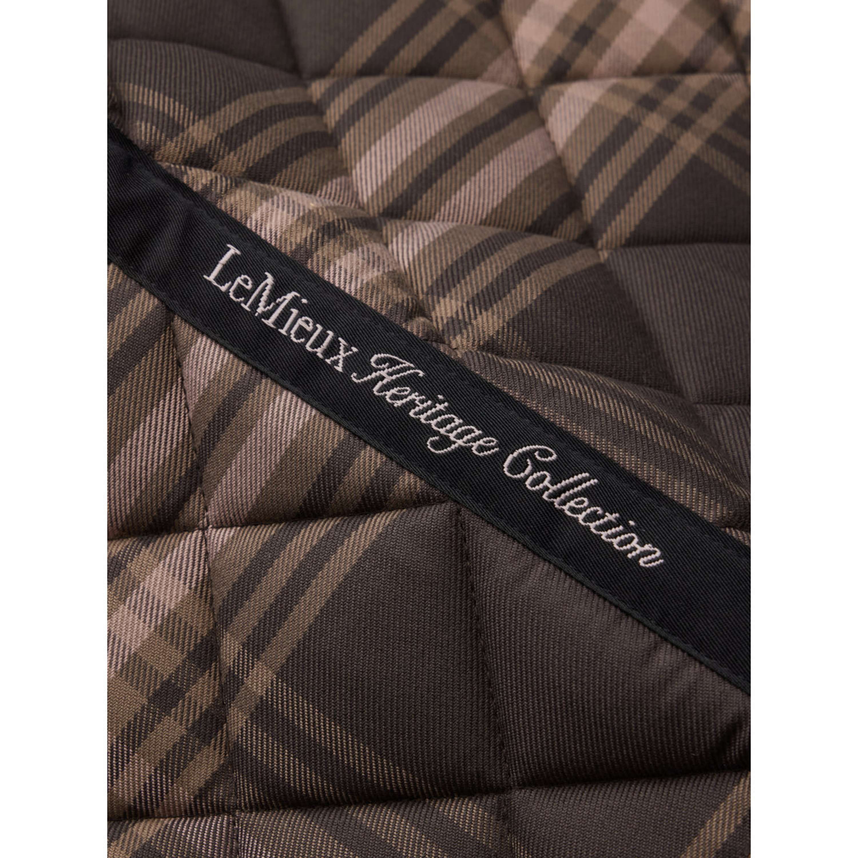 LeMieux Mantilla Heritage Check Square Doma Clásica Cocoa