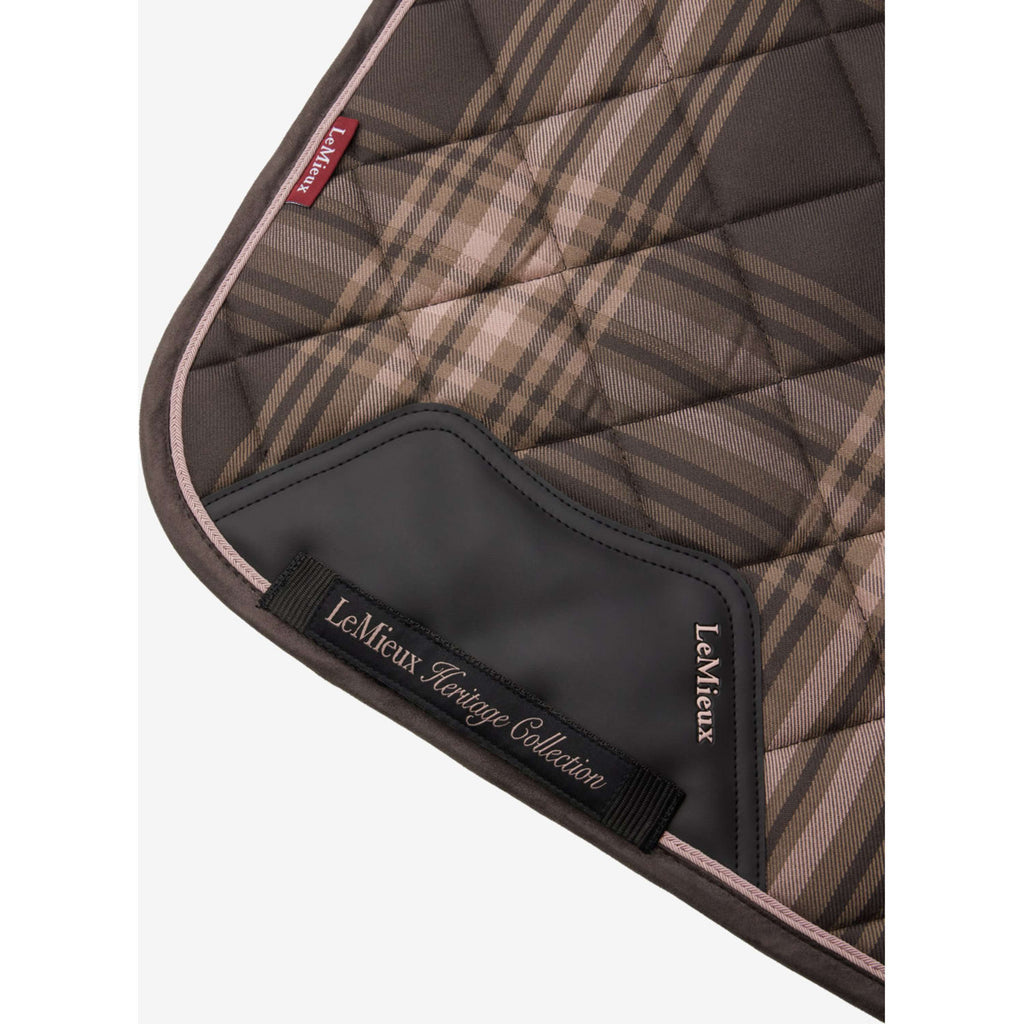 LeMieux Mantilla Heritage Check Square Doma Clásica Cocoa