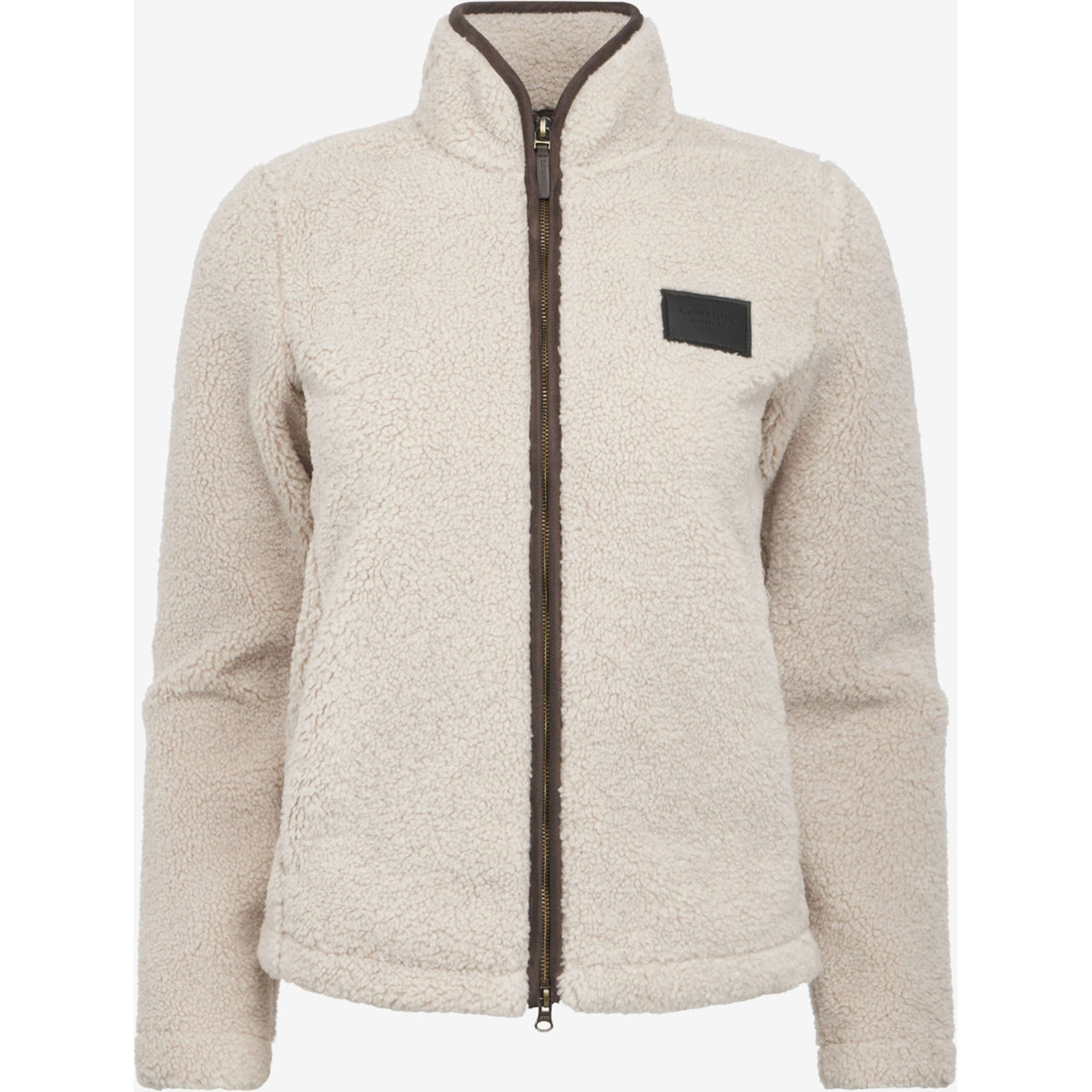 LeMieux Sudadera con capucha y cremallera Heritage Borg Zip Through Piedra