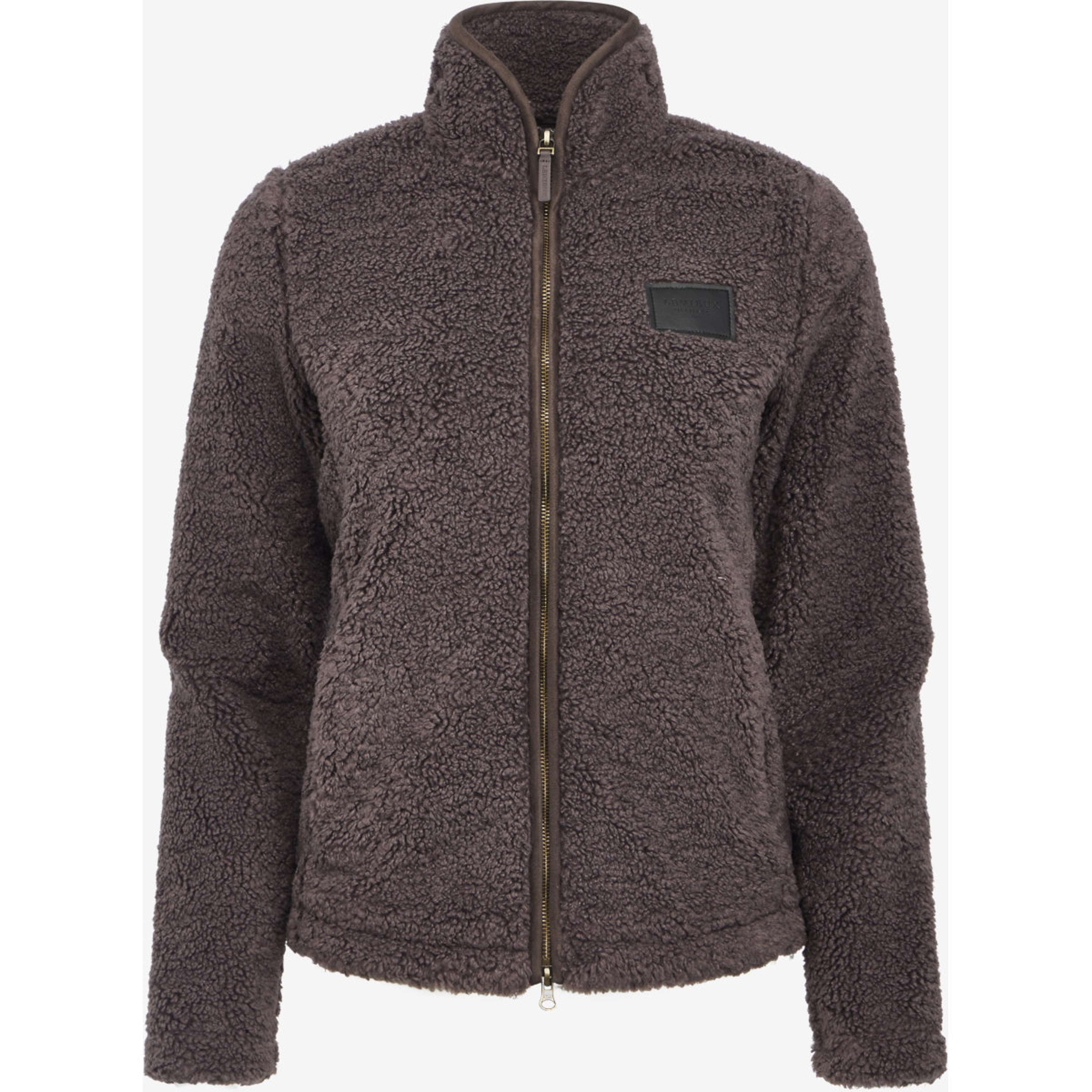 LeMieux Sudadera con capucha y cremallera Heritage Borg Zip Through Cocoa