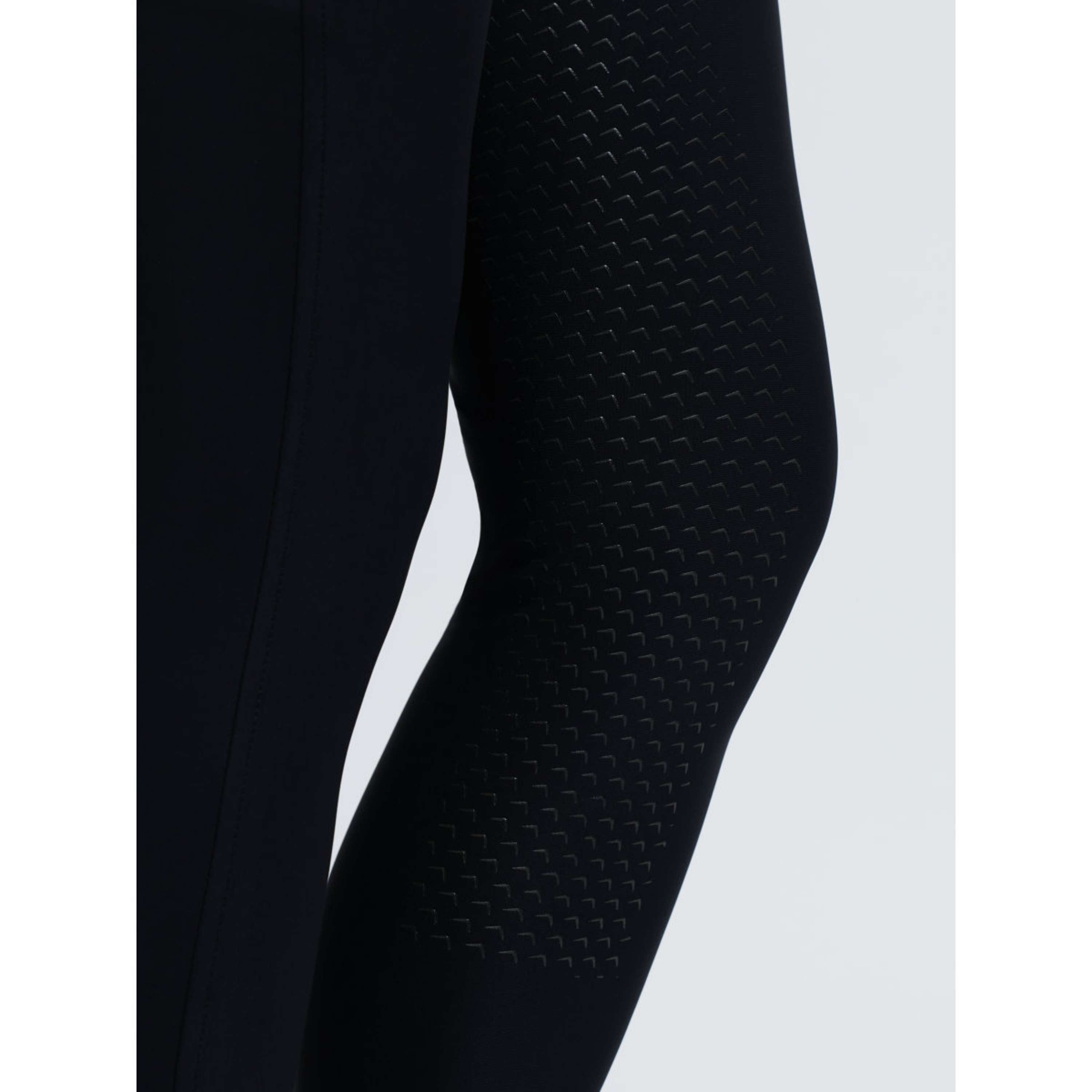 LeMieux Pantalón de Equitación Stormwear Agarre de rodilla Negro