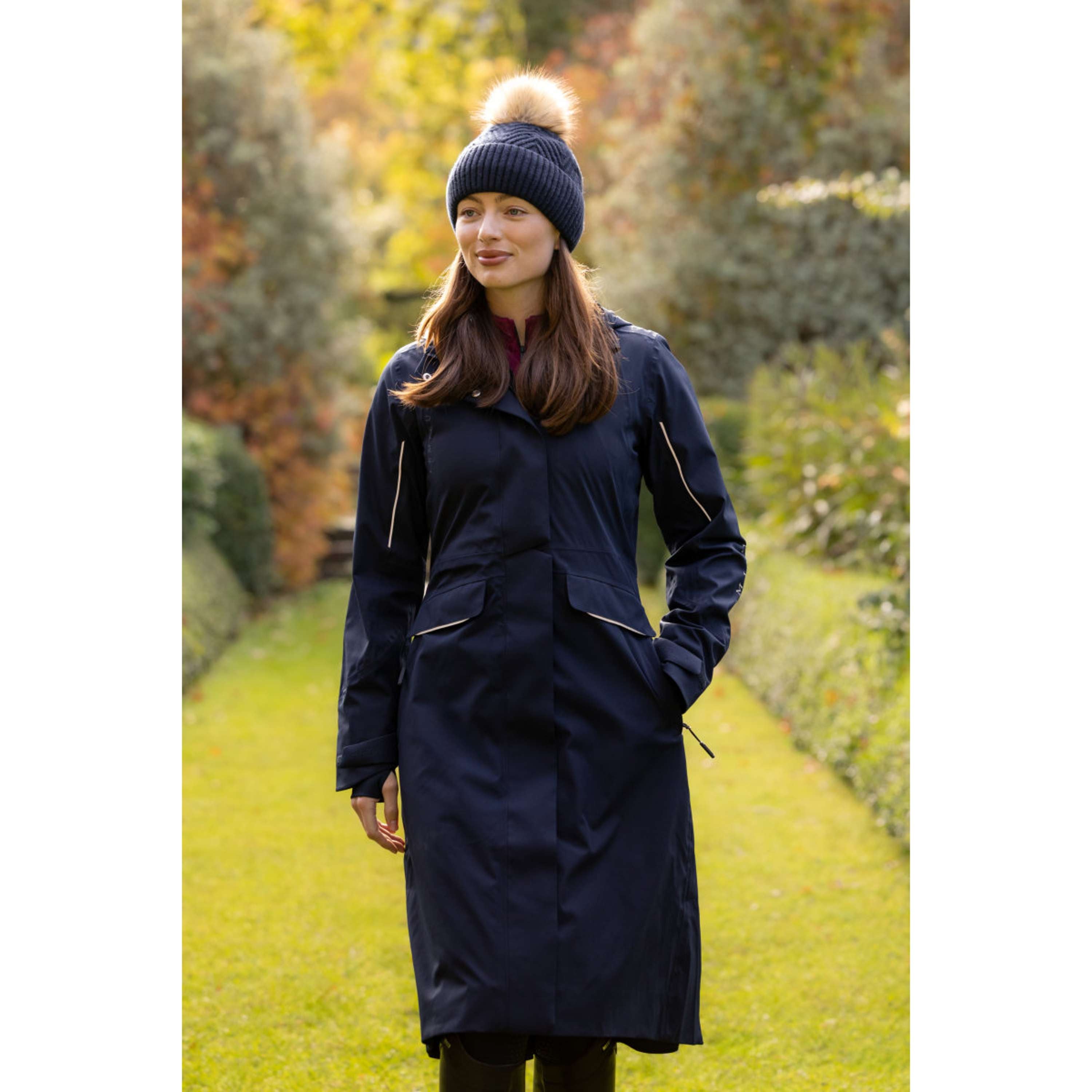 LeMieux Abrigo Largo Stormwear Performance Riding Navy