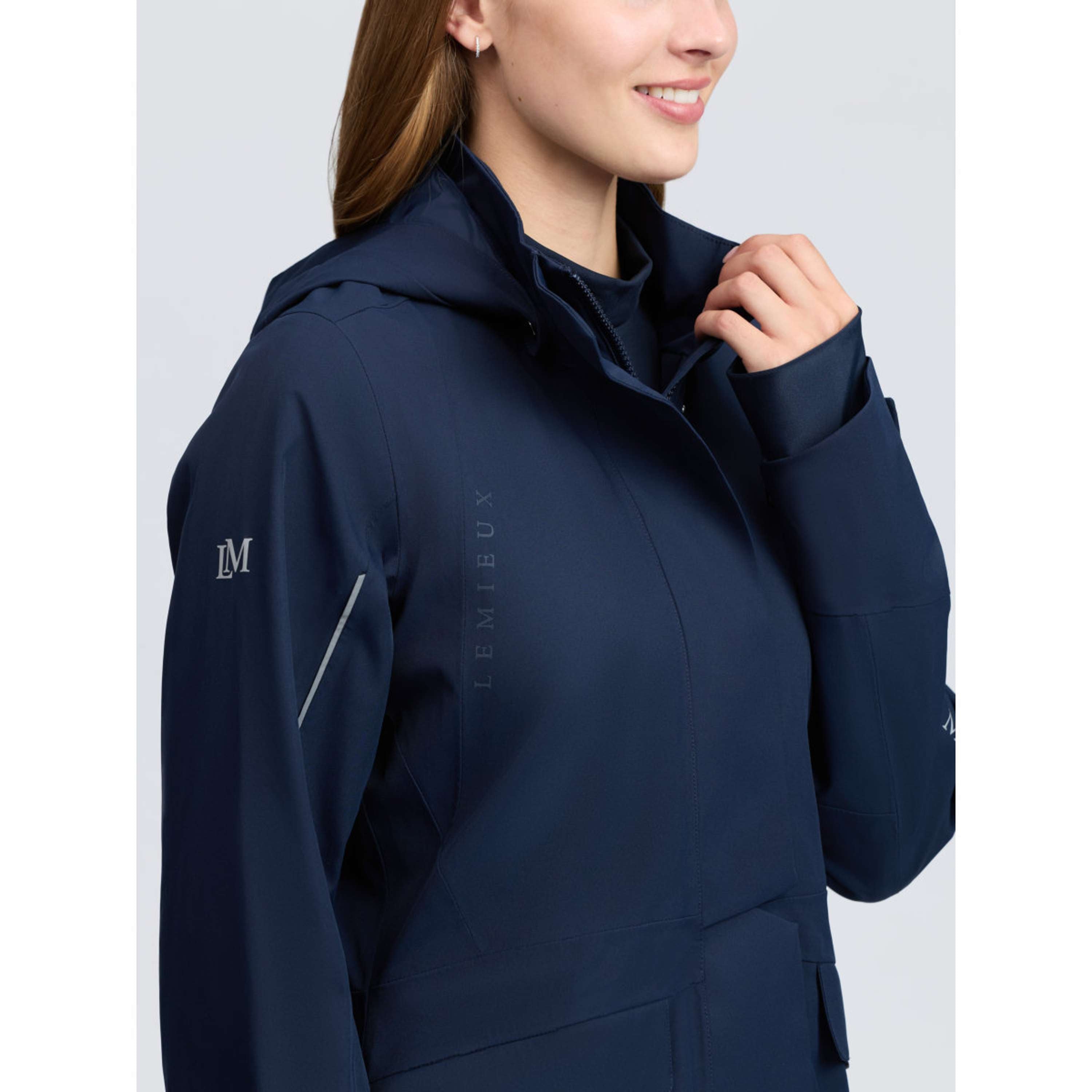 LeMieux Abrigo Largo Stormwear Performance Riding Navy