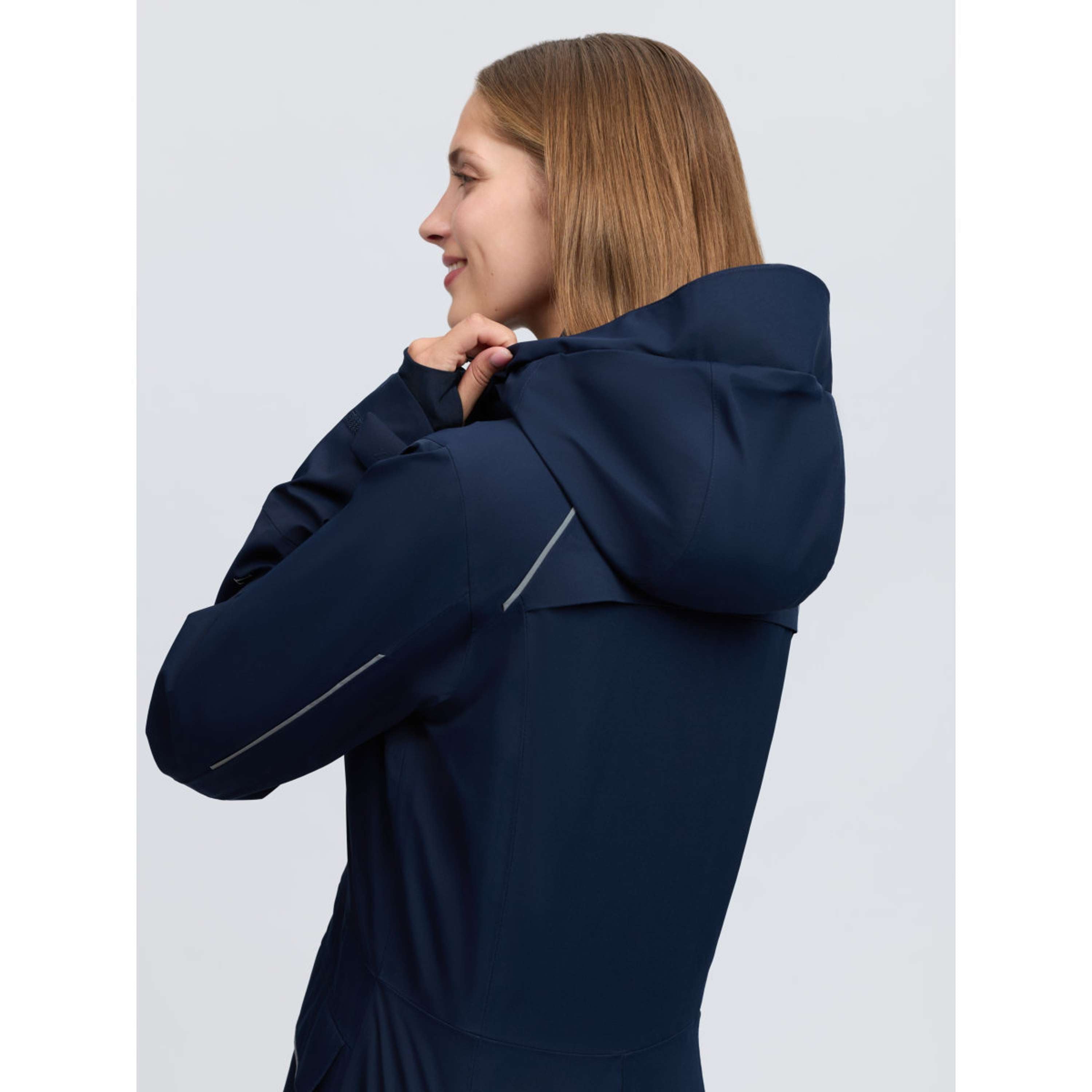 LeMieux Abrigo Largo Stormwear Performance Riding Navy