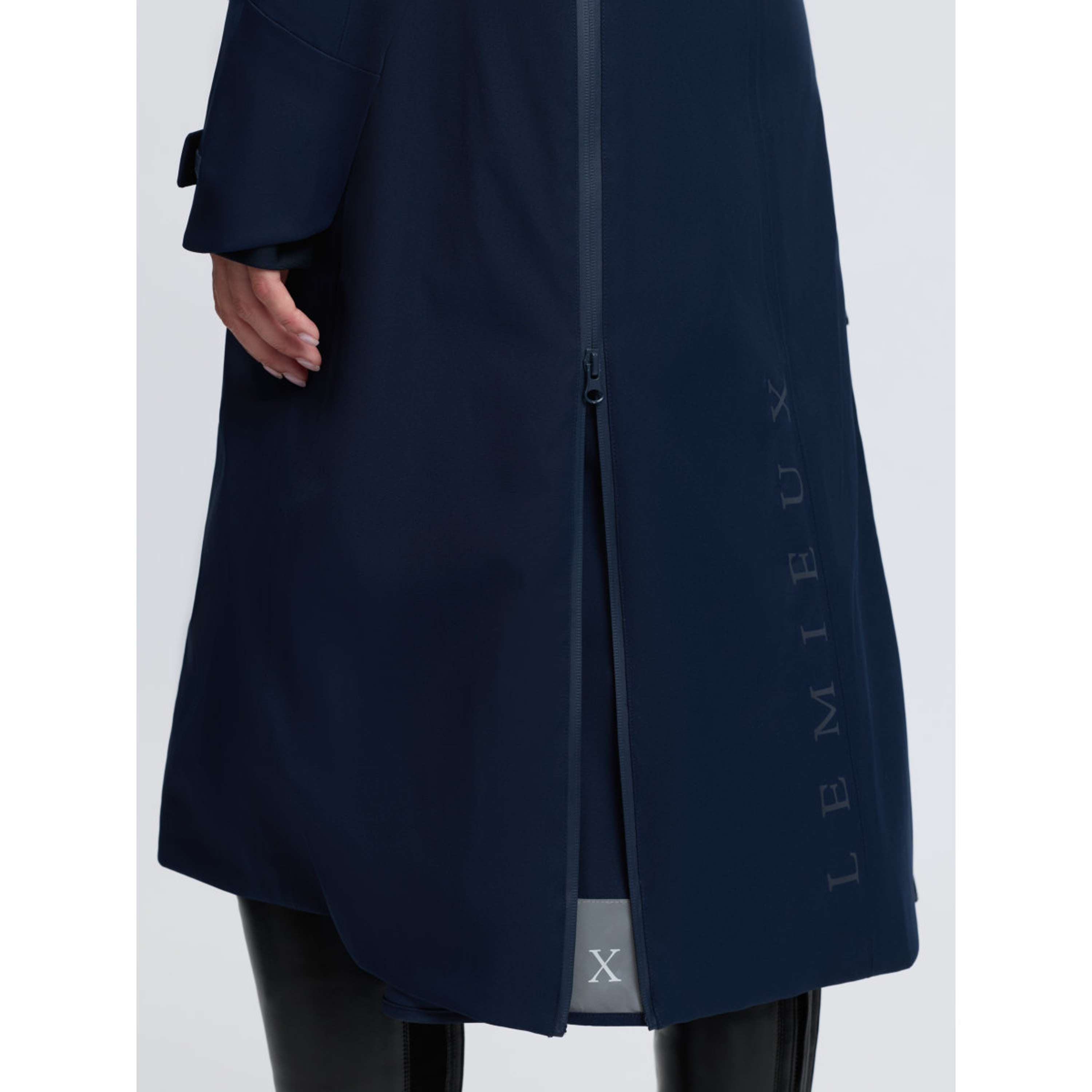 LeMieux Abrigo Largo Stormwear Performance Riding Navy