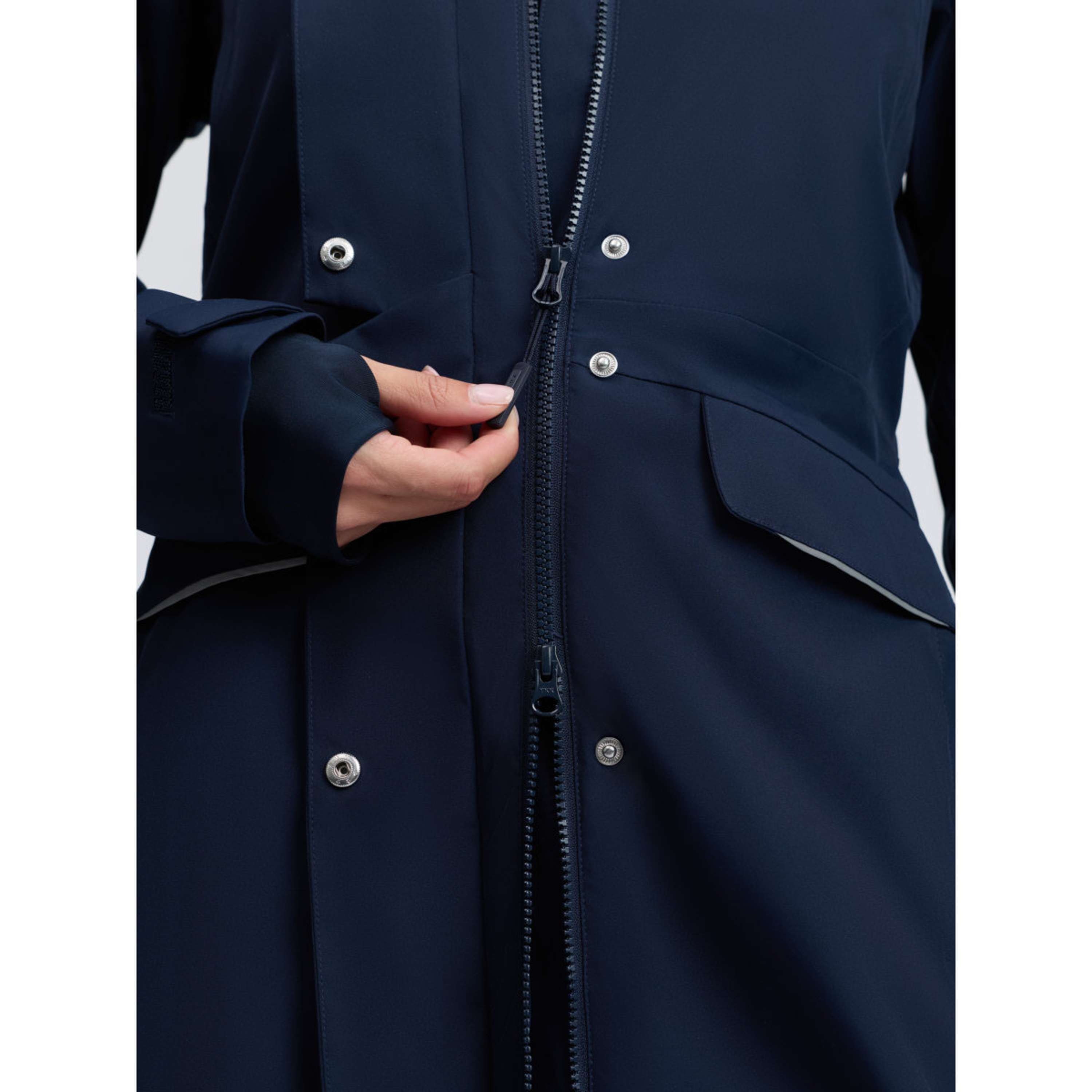 LeMieux Abrigo Largo Stormwear Performance Riding Navy