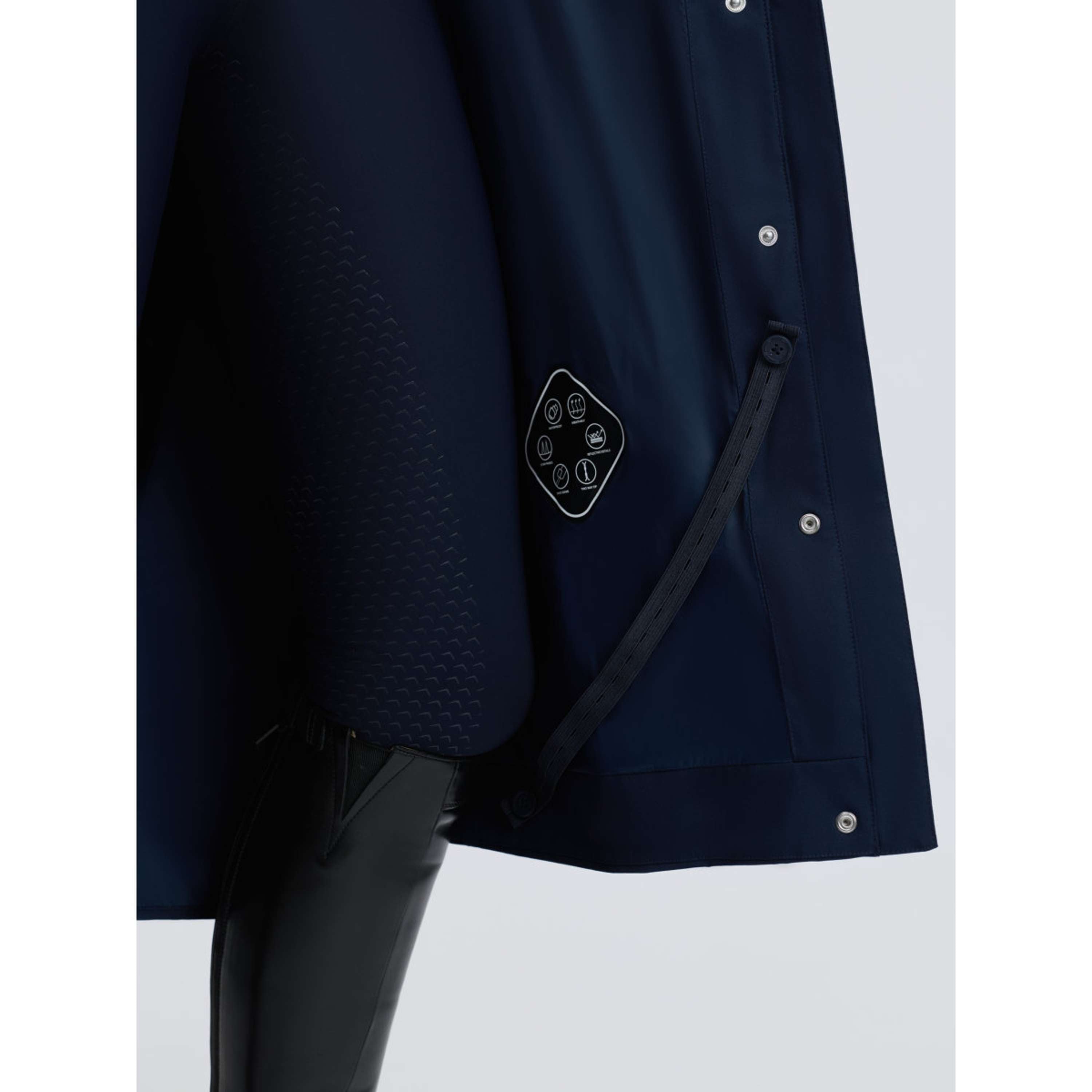 LeMieux Abrigo Largo Stormwear Performance Riding Navy