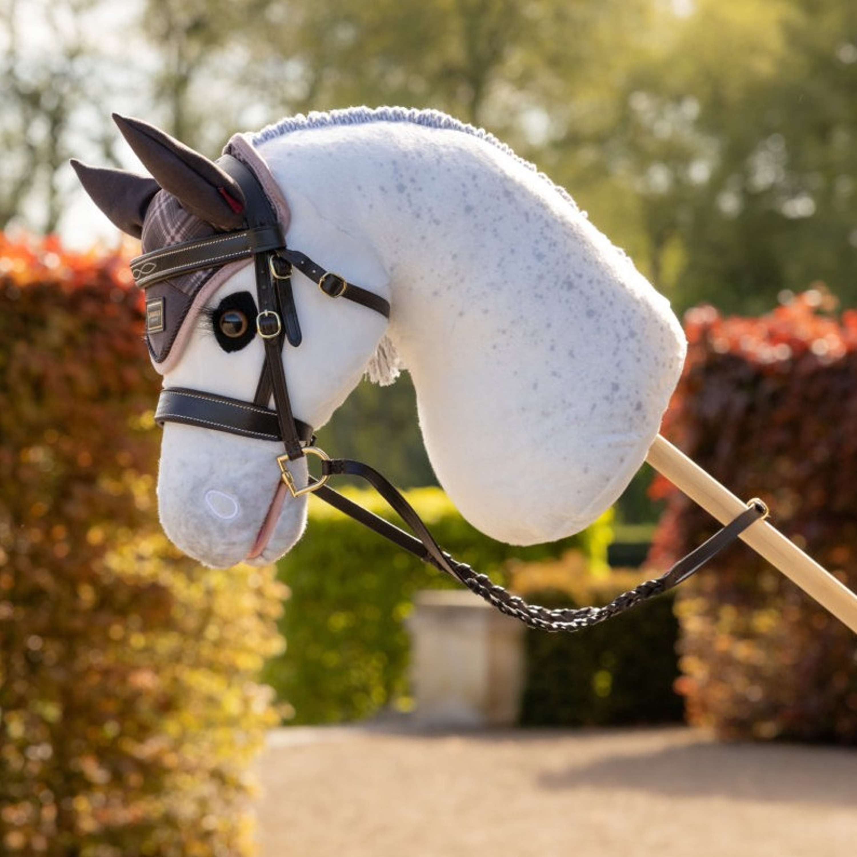 LeMieux Hobby Horse Orejeras Heritage Cocoa