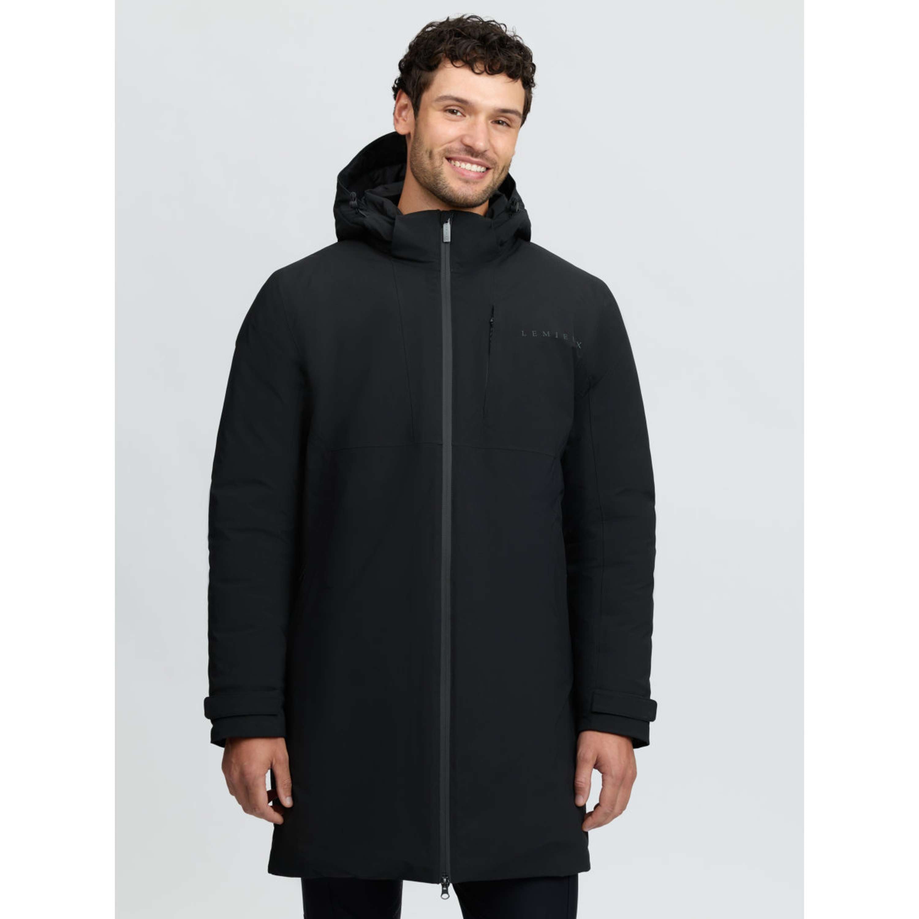 LeMieux Abrigo Largo Waterproof Training Hombres Negro