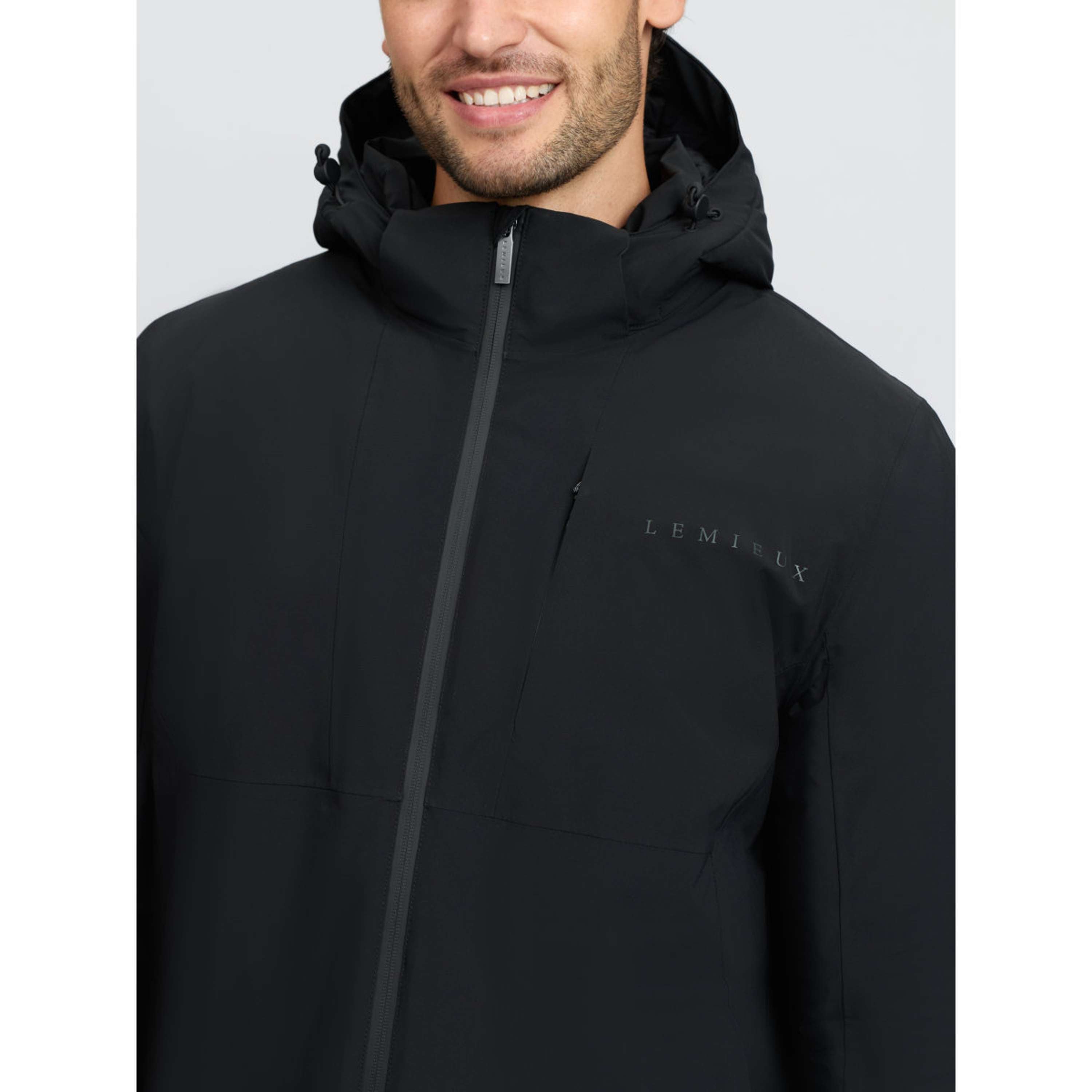 LeMieux Abrigo Largo Waterproof Training Hombres Negro