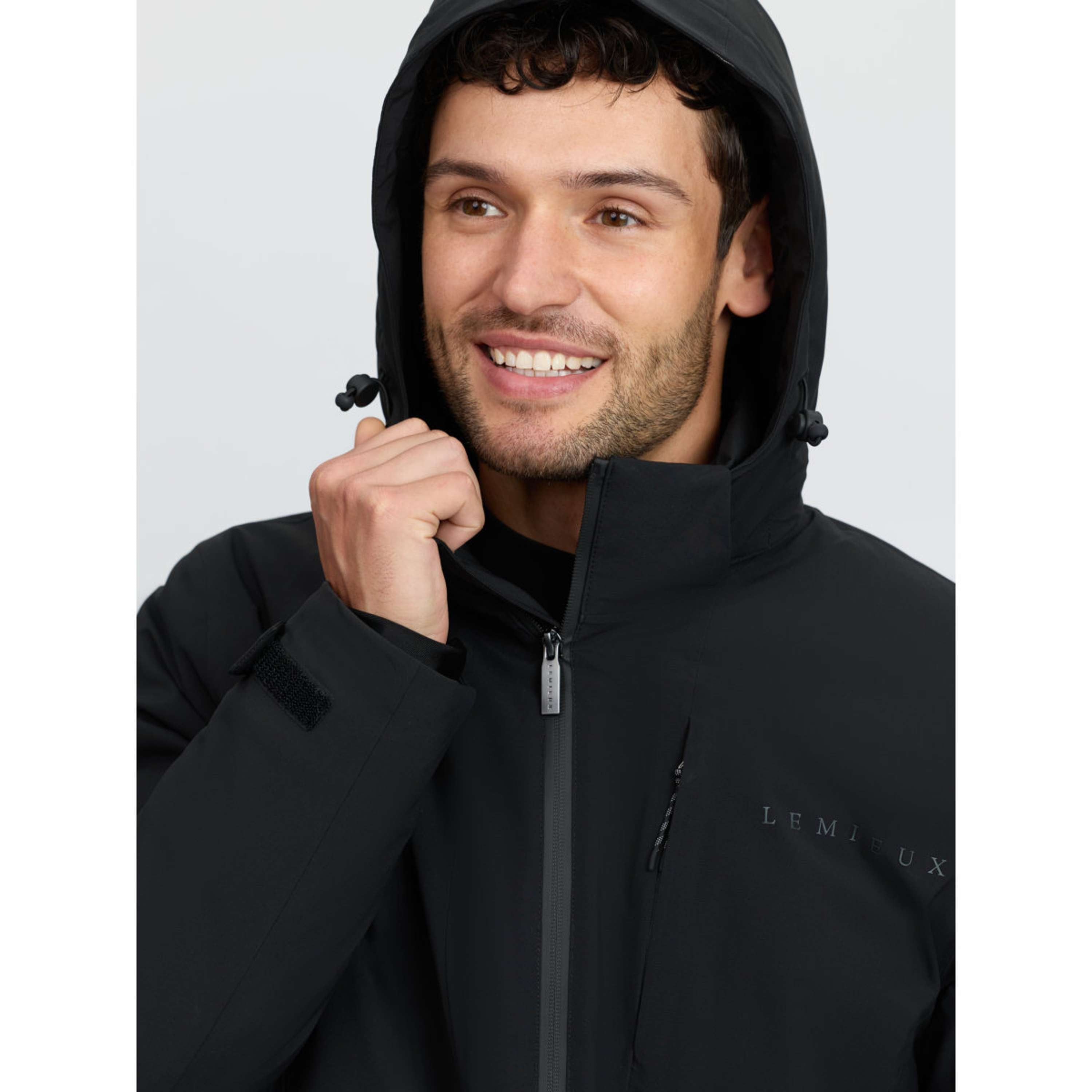 LeMieux Abrigo Largo Waterproof Training Hombres Negro